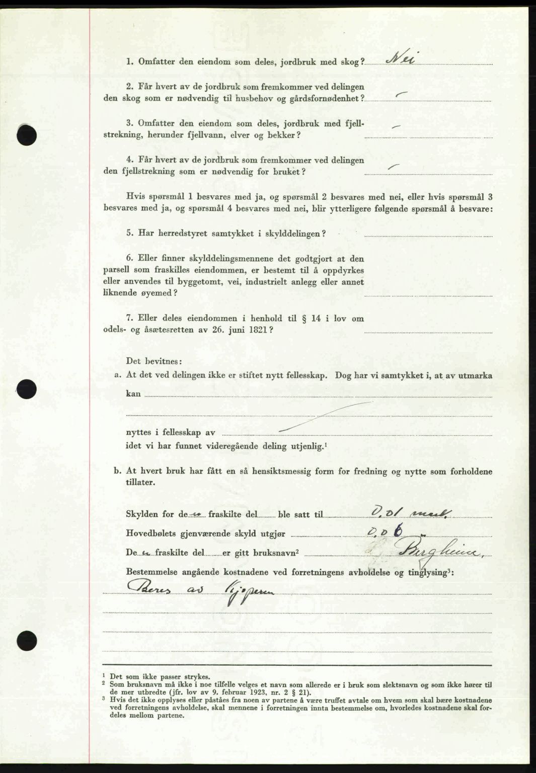 Romsdal sorenskriveri, AV/SAT-A-4149/1/2/2C: Mortgage book no. A31, 1949-1949, Diary no: : 2891/1949