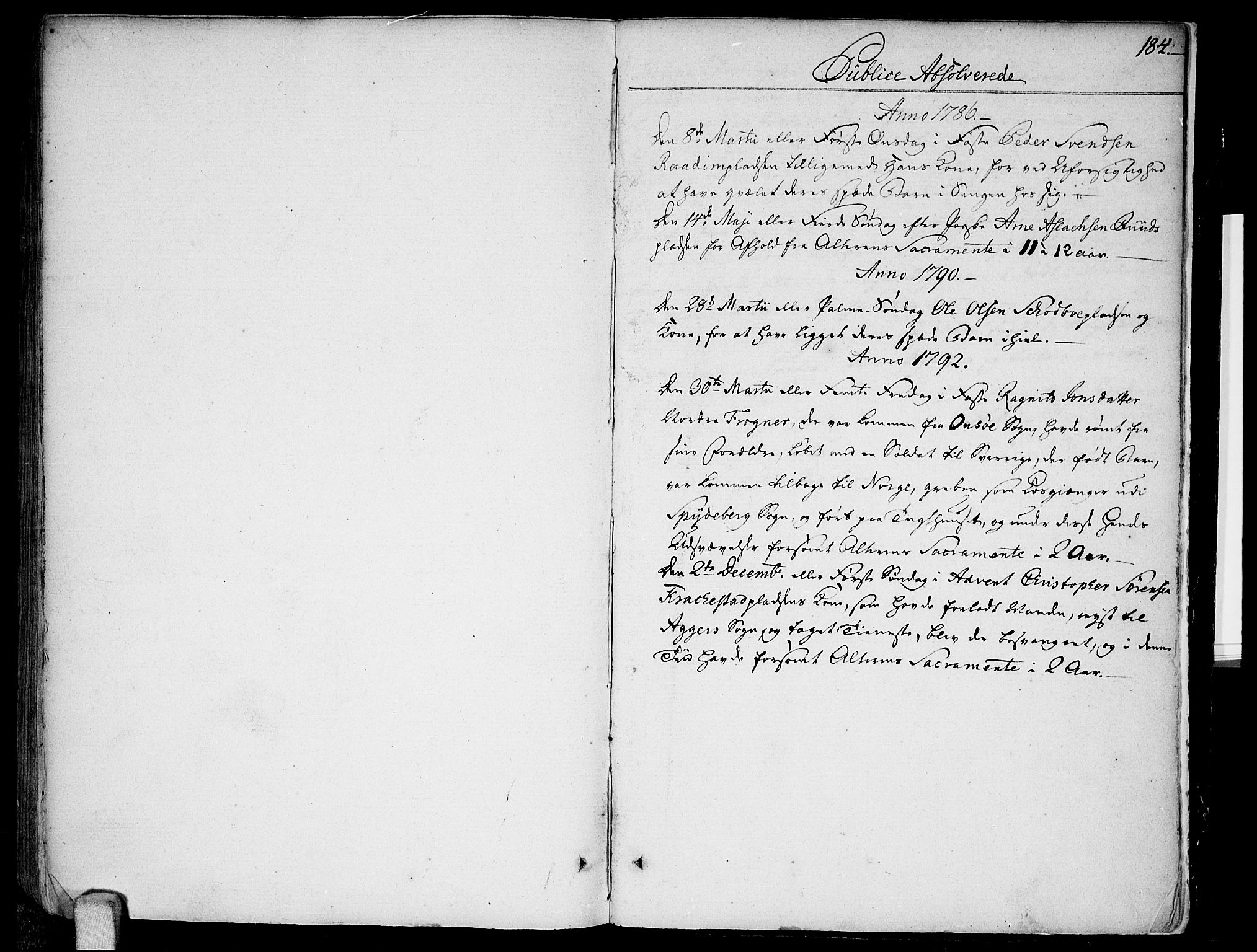 Kråkstad prestekontor Kirkebøker, SAO/A-10125a/F/Fa/L0002: Parish register (official) no. I 2, 1786-1814, p. 184