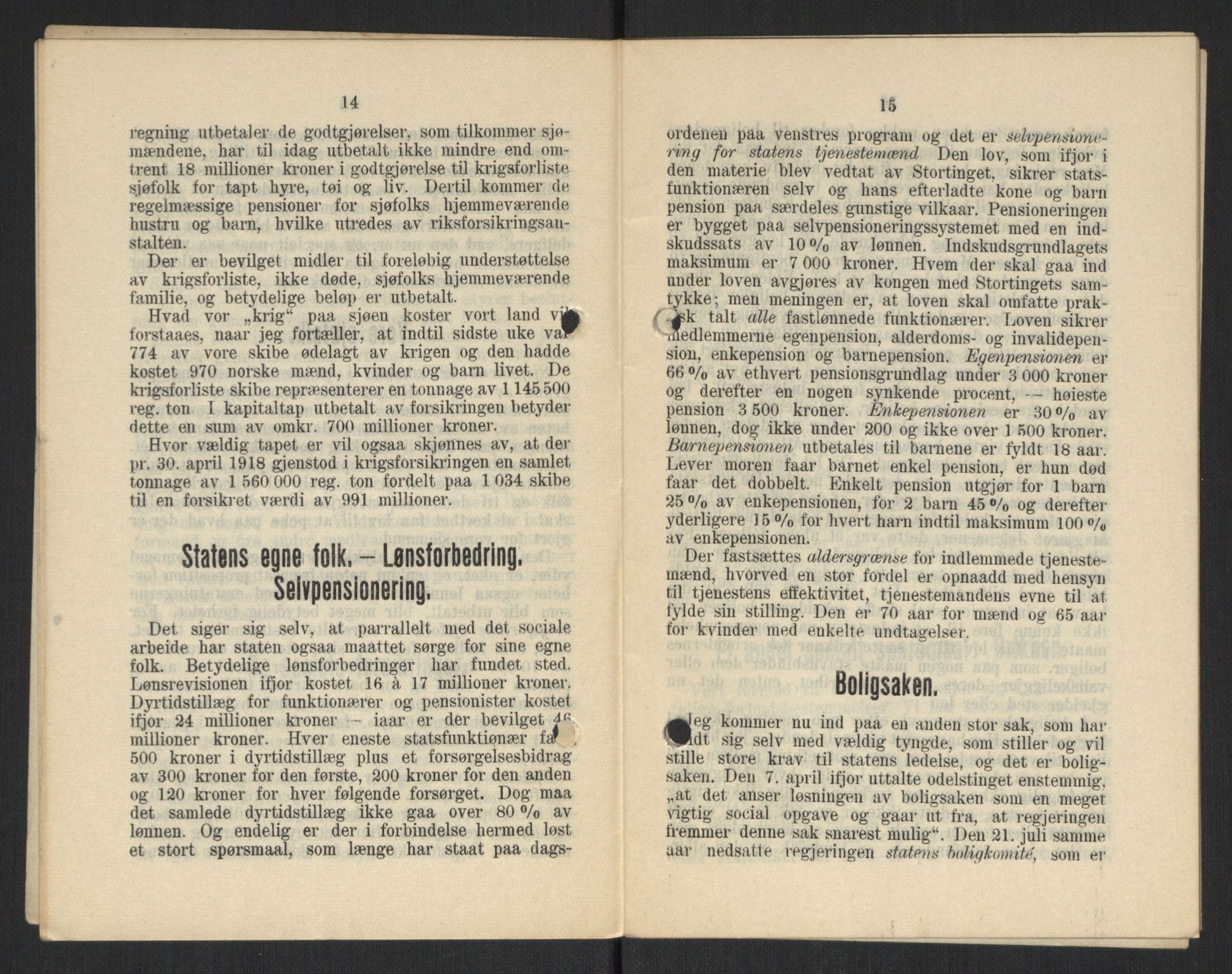 Venstres Hovedorganisasjon, AV/RA-PA-0876/X/L0001: De eldste skrifter, 1860-1936, p. 1019