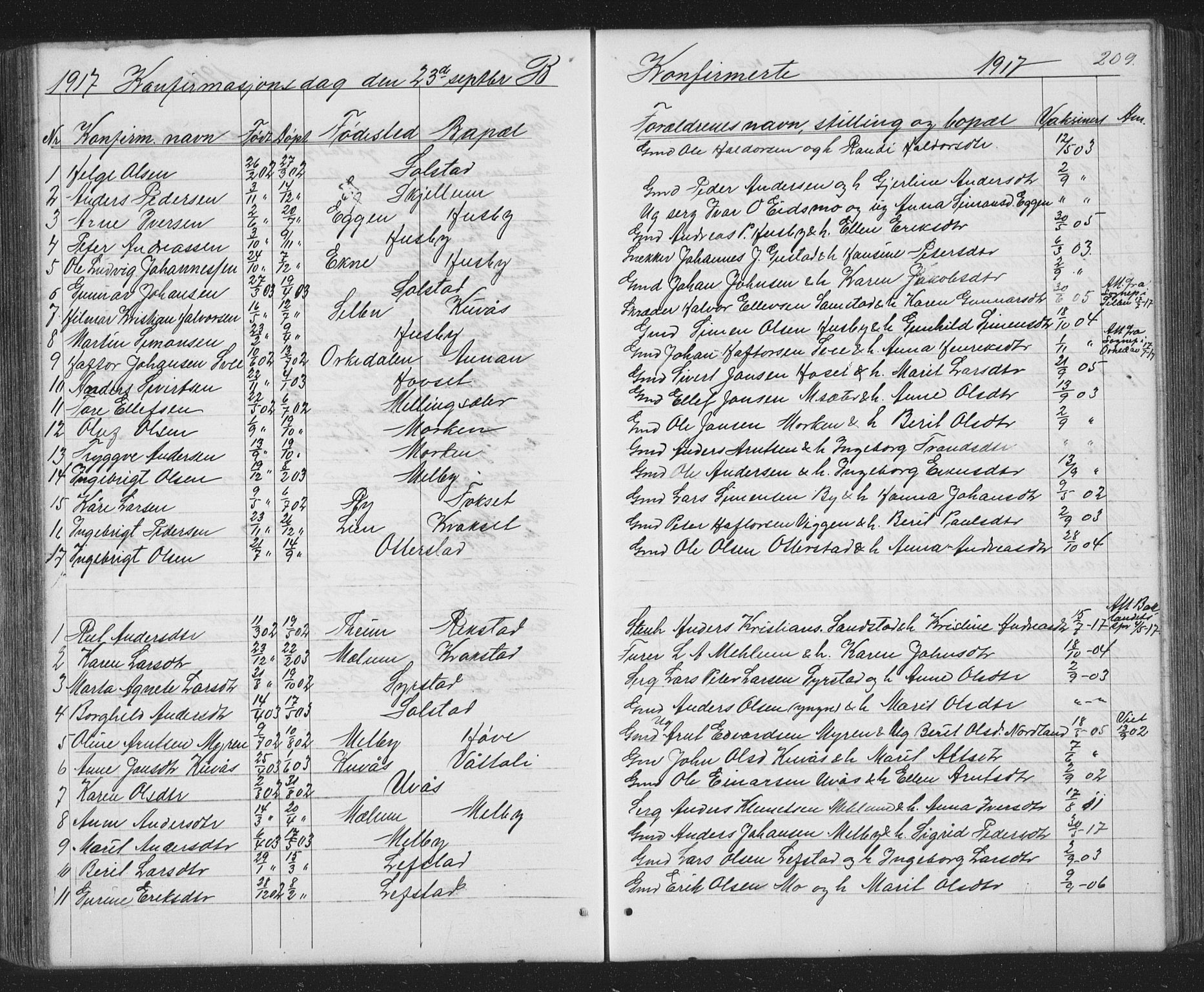 Ministerialprotokoller, klokkerbøker og fødselsregistre - Sør-Trøndelag, SAT/A-1456/667/L0798: Parish register (copy) no. 667C03, 1867-1929, p. 209