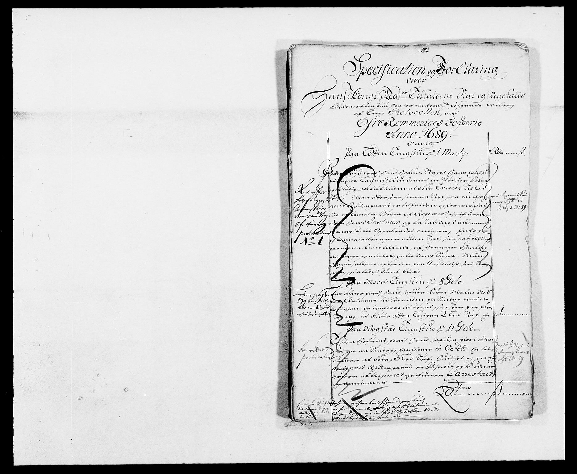 Rentekammeret inntil 1814, Reviderte regnskaper, Fogderegnskap, AV/RA-EA-4092/R12/L0701: Fogderegnskap Øvre Romerike, 1689, p. 23
