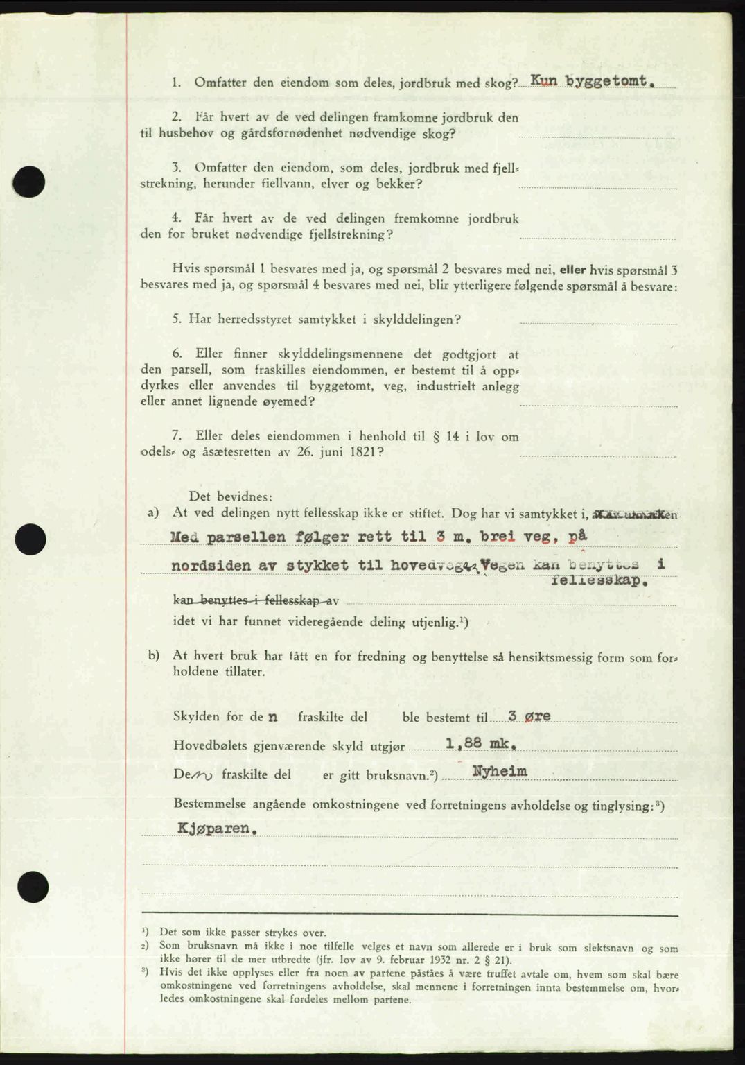 Romsdal sorenskriveri, AV/SAT-A-4149/1/2/2C: Mortgage book no. A28, 1948-1949, Diary no: : 3331/1948