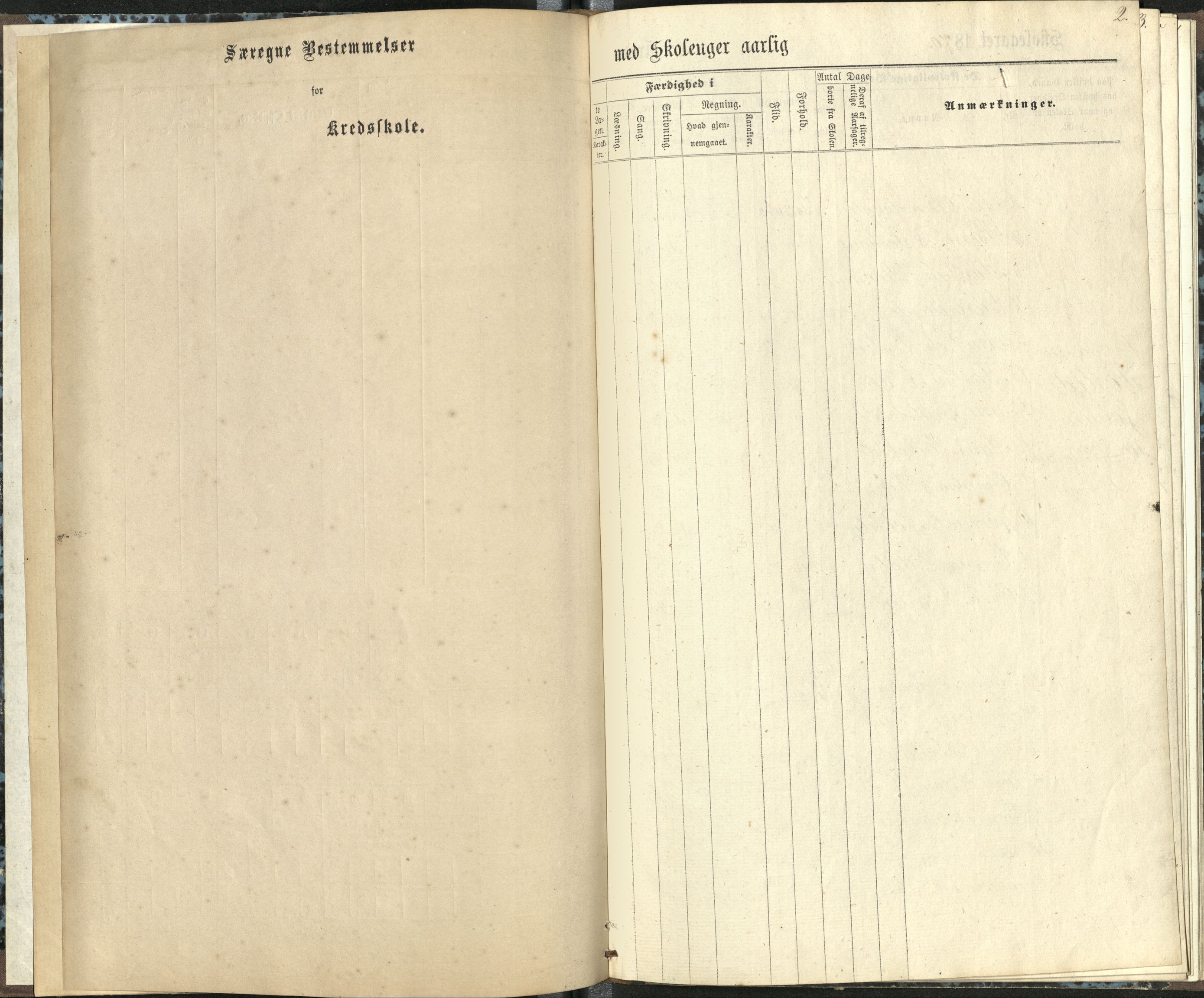 Målselv kommune, AT/K-1924/05/02/01/113: Målselv skolekommune 11. krets - skole på gårdene Fosli, Myre, Fosshaug, Rognmo, 1870-1875