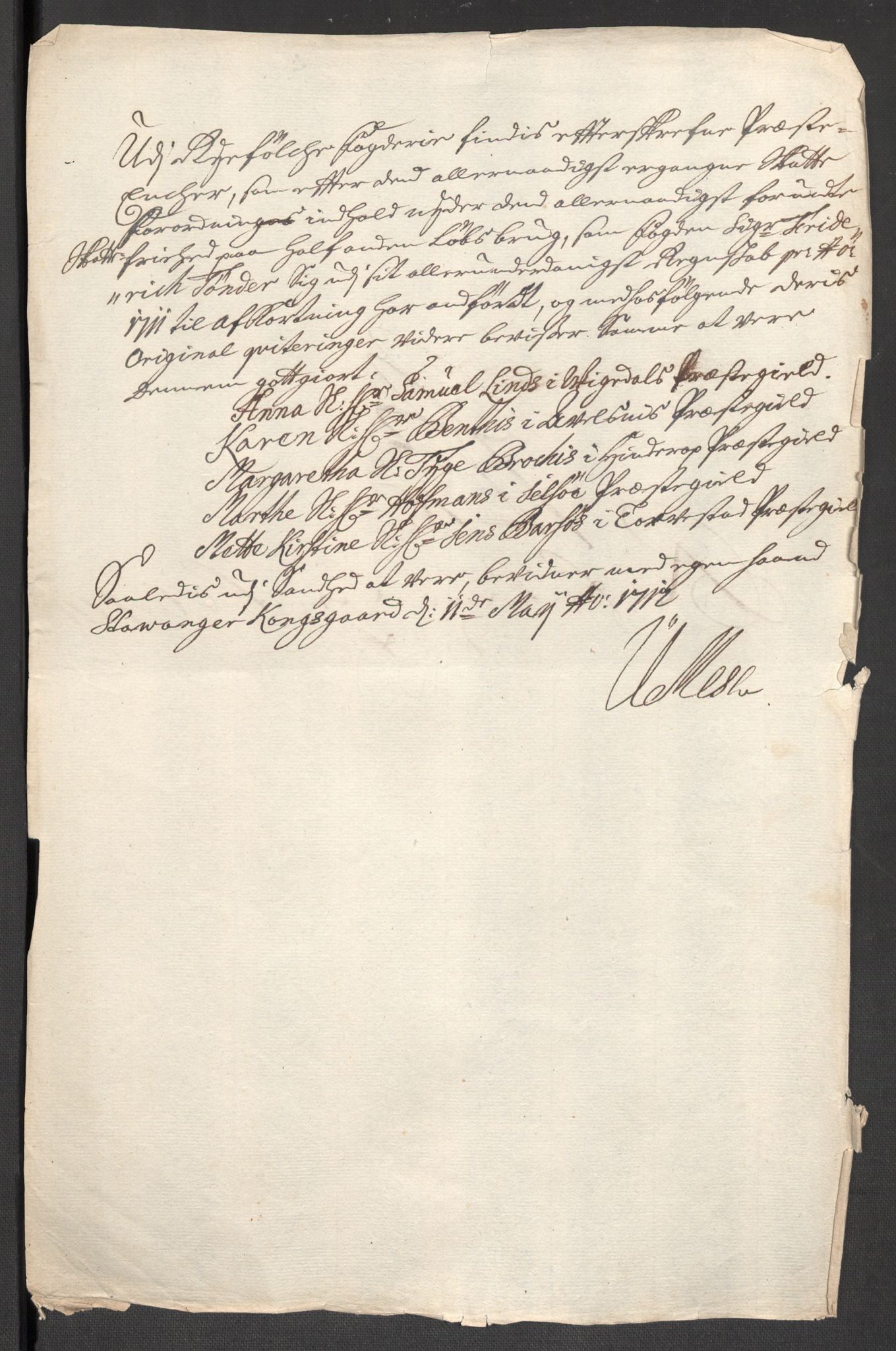 Rentekammeret inntil 1814, Reviderte regnskaper, Fogderegnskap, AV/RA-EA-4092/R47/L2864: Fogderegnskap Ryfylke, 1711, p. 131