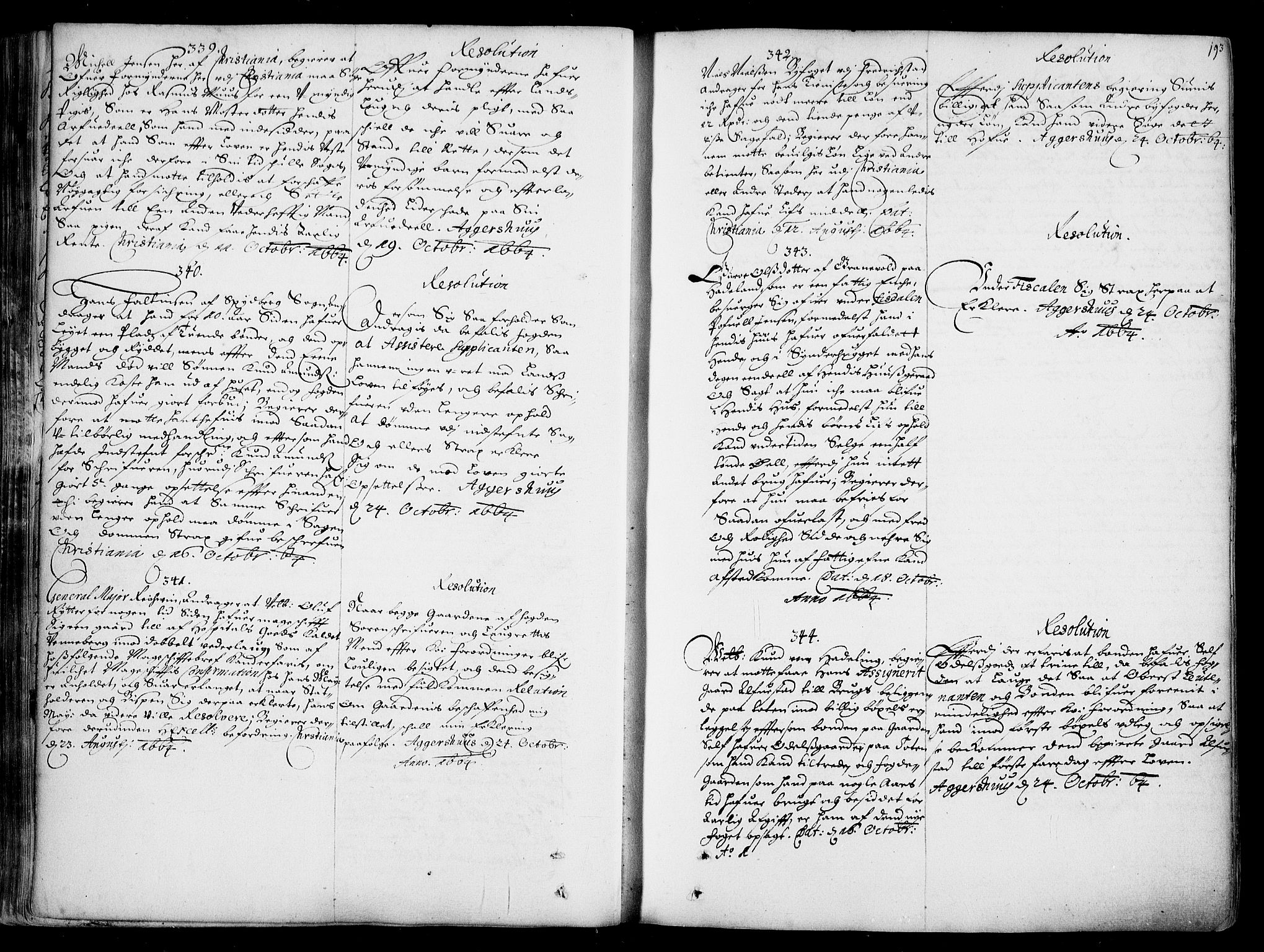 Stattholderembetet 1572-1771, AV/RA-EA-2870/Ad/L0001: Supplikasjons- og resolusjonsprotokoll, 1662-1669, p. 192b-193a