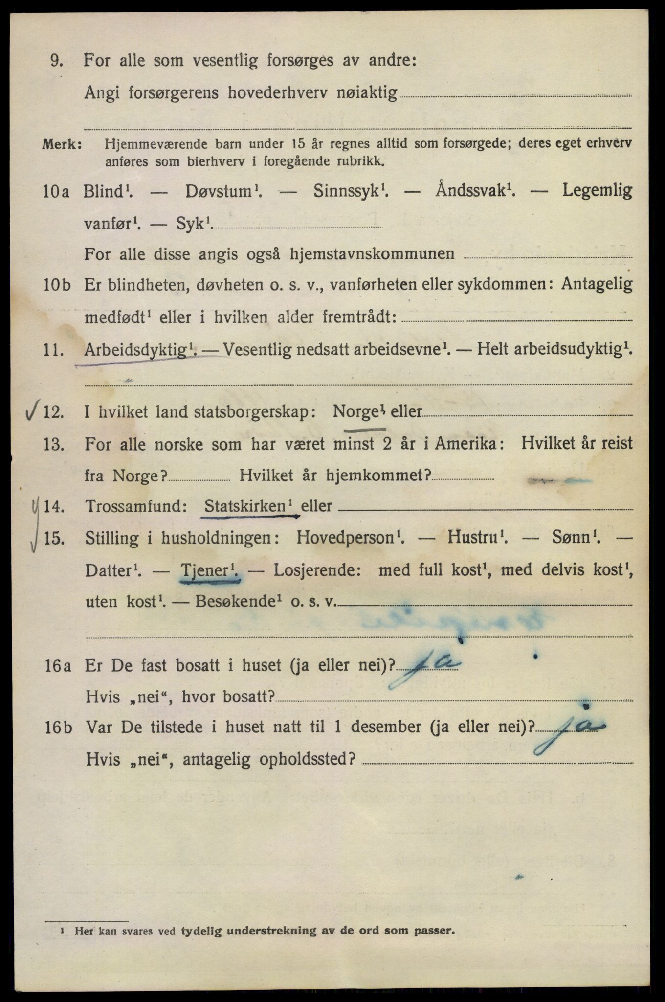 SAO, 1920 census for Kristiania, 1920, p. 619340