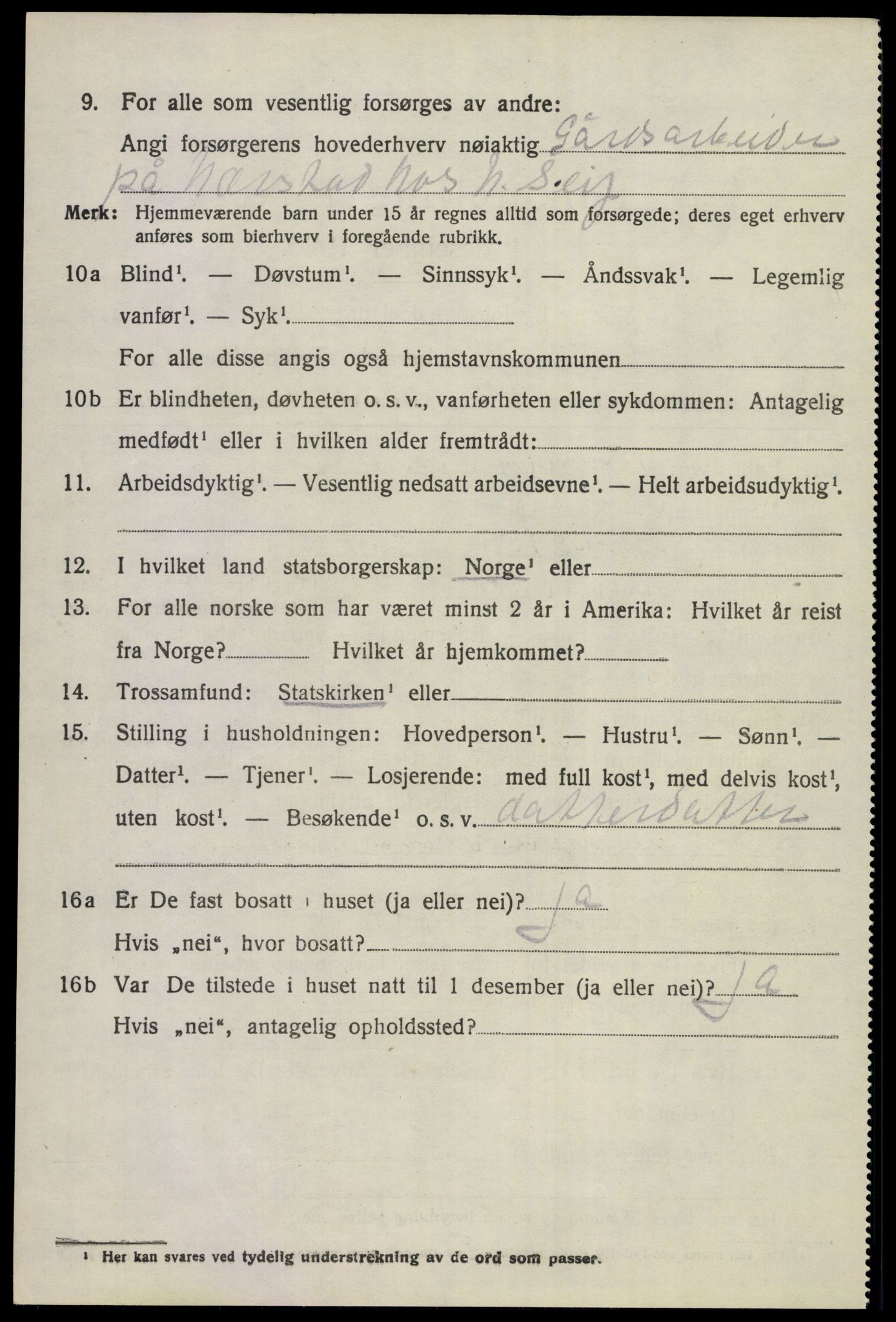 SAKO, 1920 census for Norderhov, 1920, p. 15989