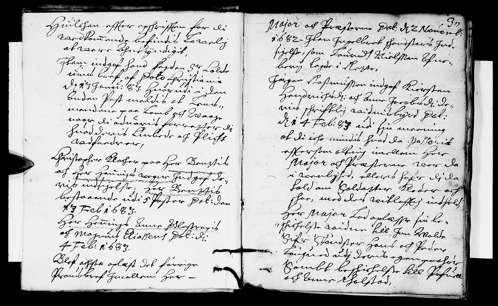 Sorenskriverier i Gudbrandsdalen, SAH/TING-036/G/Gb/Gba/L0019: Tingbok - Nord-Gudbrandsdal, 1683, p. 2b-3a