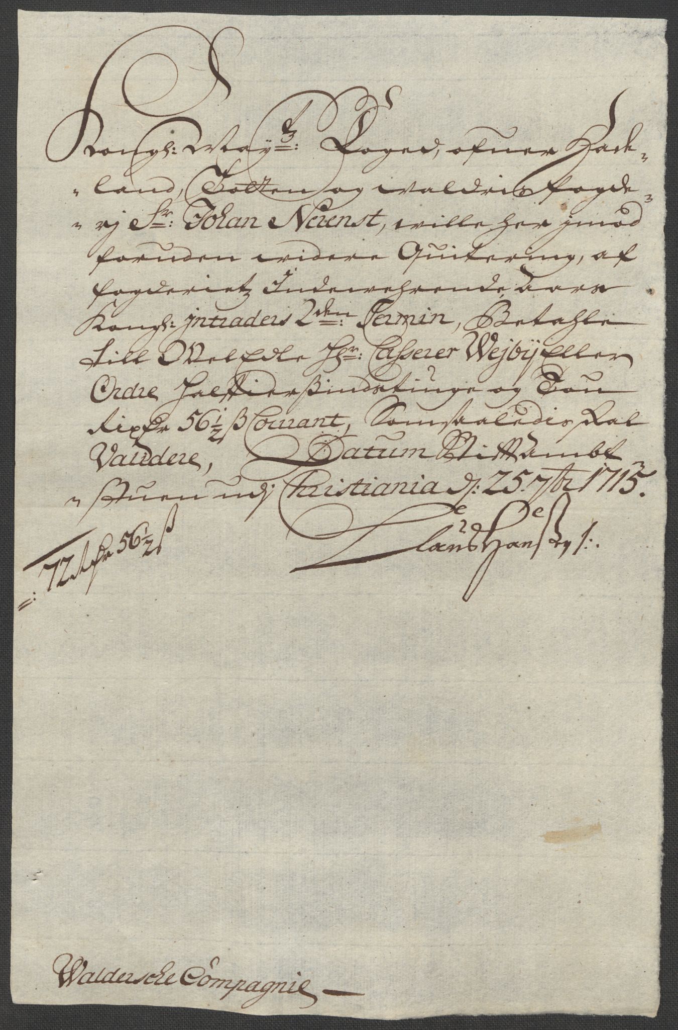 Rentekammeret inntil 1814, Reviderte regnskaper, Fogderegnskap, AV/RA-EA-4092/R18/L1314: Fogderegnskap Hadeland, Toten og Valdres, 1715, p. 461