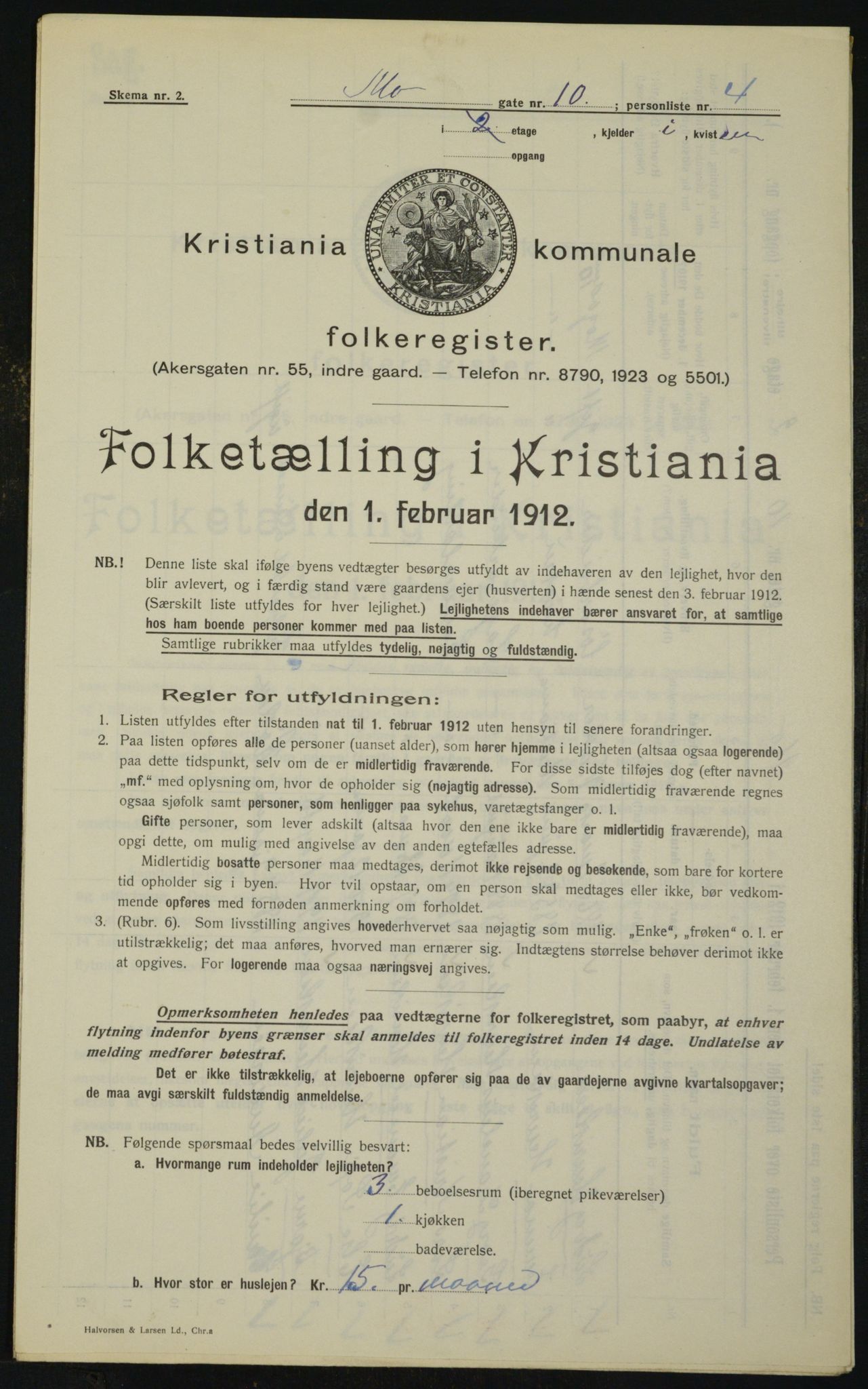 OBA, Municipal Census 1912 for Kristiania, 1912, p. 65902
