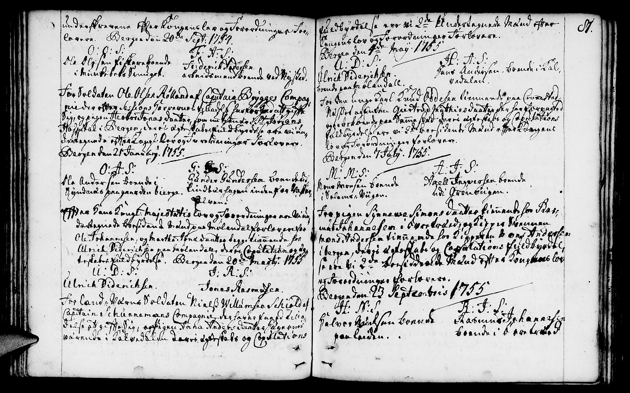 St. Jørgens hospital og Årstad sokneprestembete, SAB/A-99934: Parish register (official) no. A 1, 1743-1823, p. 81