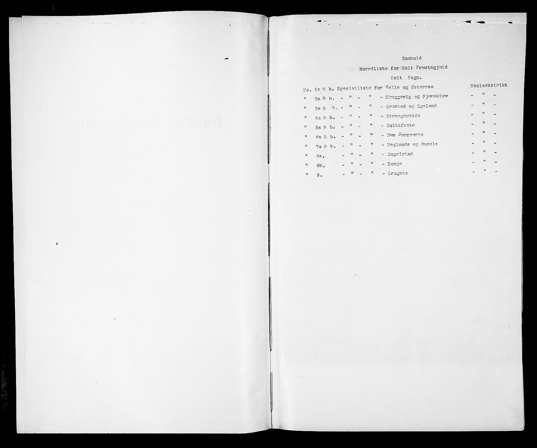 RA, 1865 census for Holt/Holt, 1865, p. 4