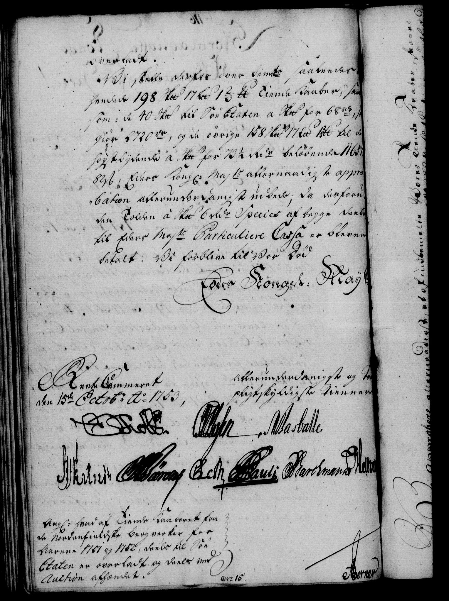 Rentekammeret, Kammerkanselliet, RA/EA-3111/G/Gf/Gfa/L0035: Norsk relasjons- og resolusjonsprotokoll (merket RK 52.35), 1753, p. 663
