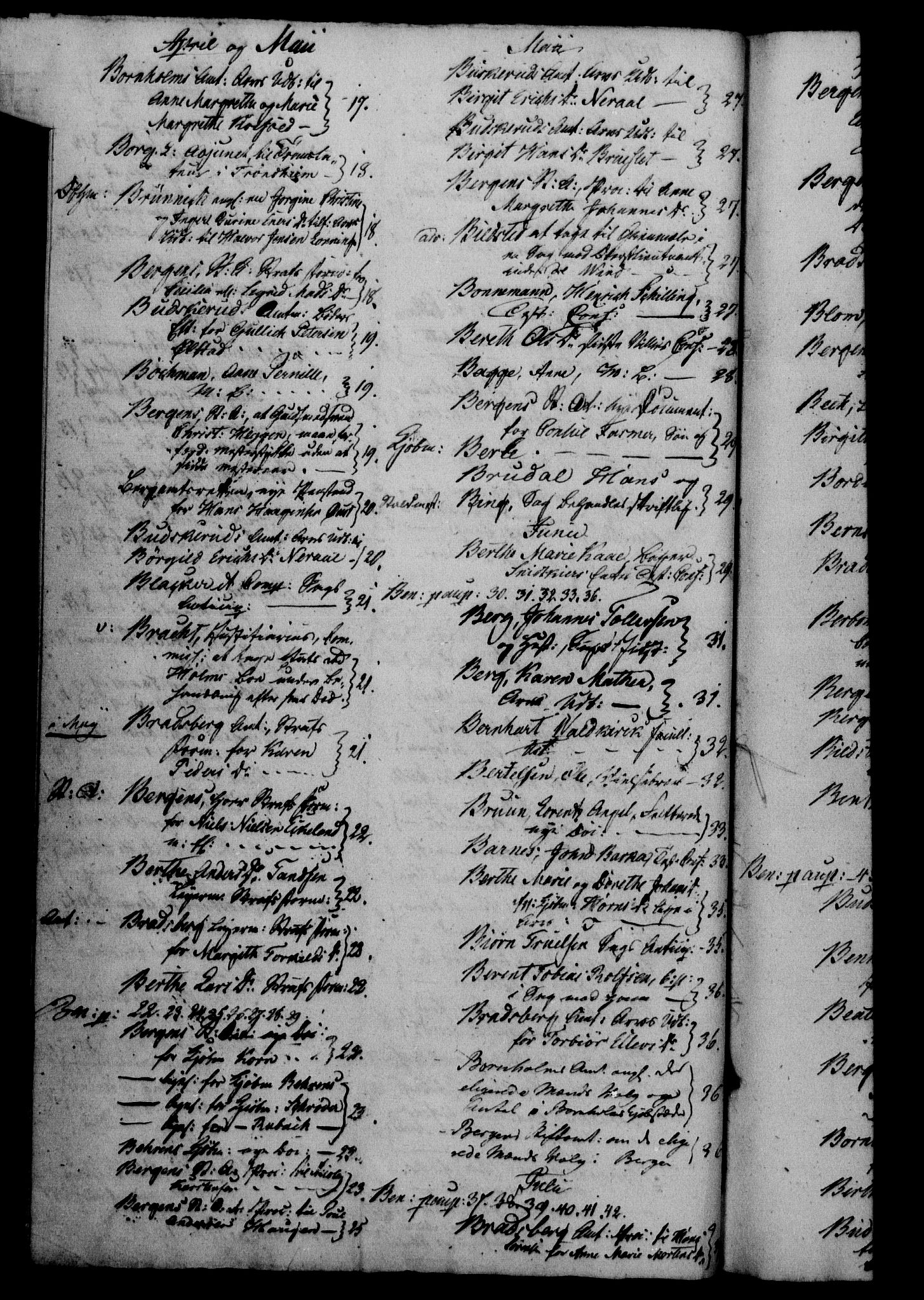 Danske Kanselli 1800-1814, AV/RA-EA-3024/H/Hf/Hfb/Hfbc/L0008: Underskrivelsesbok m. register, 1807