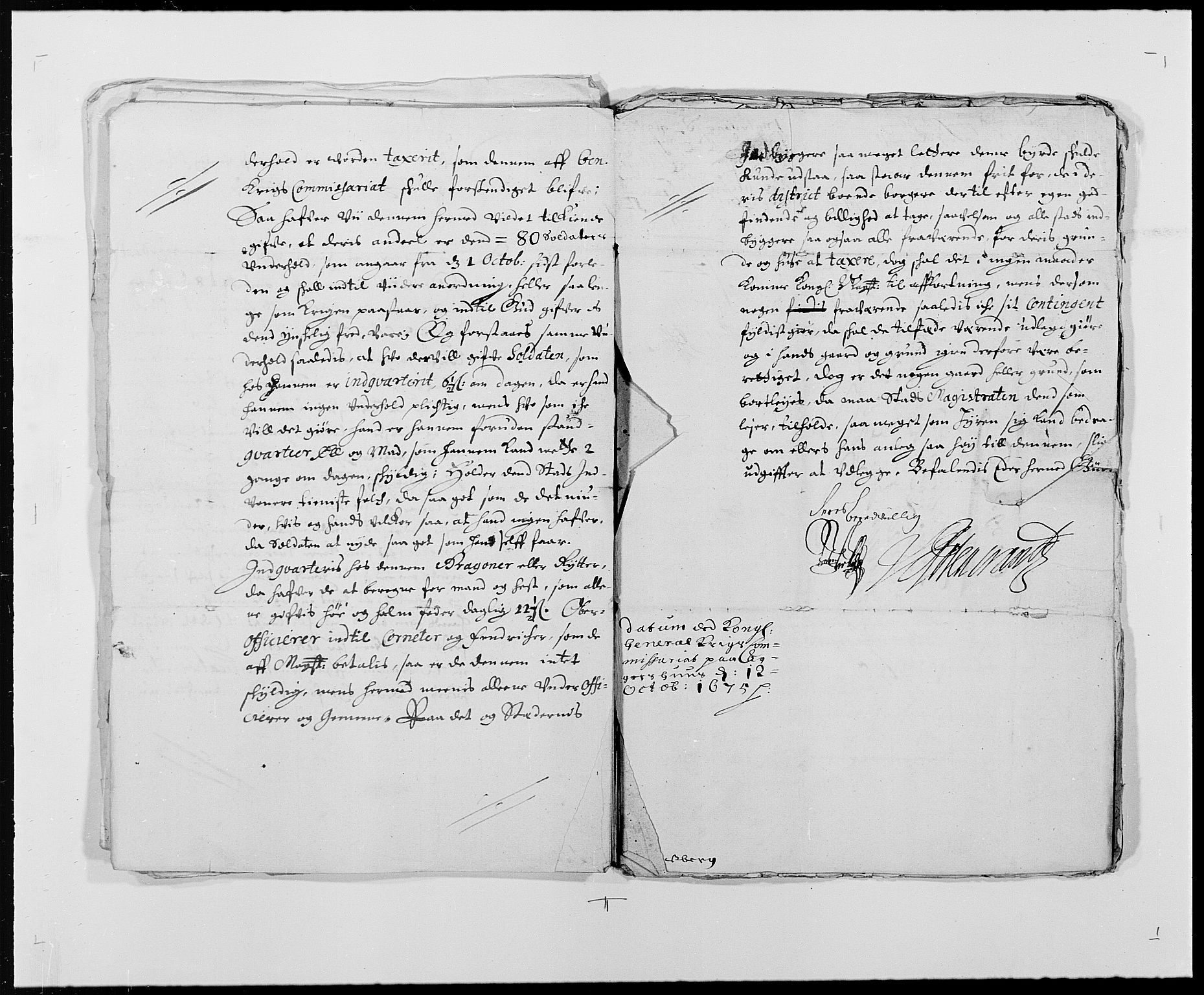 Rentekammeret inntil 1814, Reviderte regnskaper, Byregnskaper, RA/EA-4066/R/Rh/L0158: [H1] Kontribusjonsregnskap, 1664-1692, p. 172