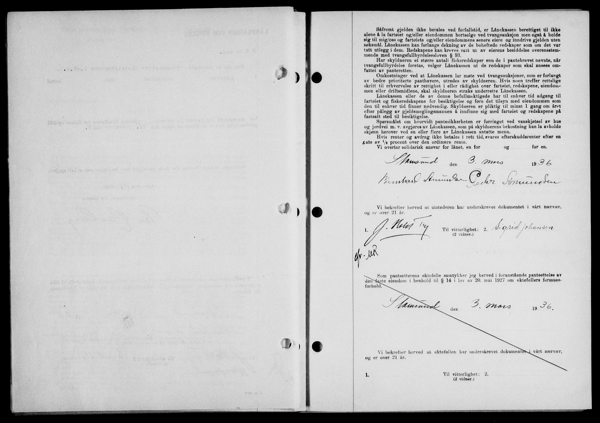 Lofoten sorenskriveri, SAT/A-0017/1/2/2C/L0033b: Mortgage book no. 33b, 1936-1936, Diary no: : 523/1936