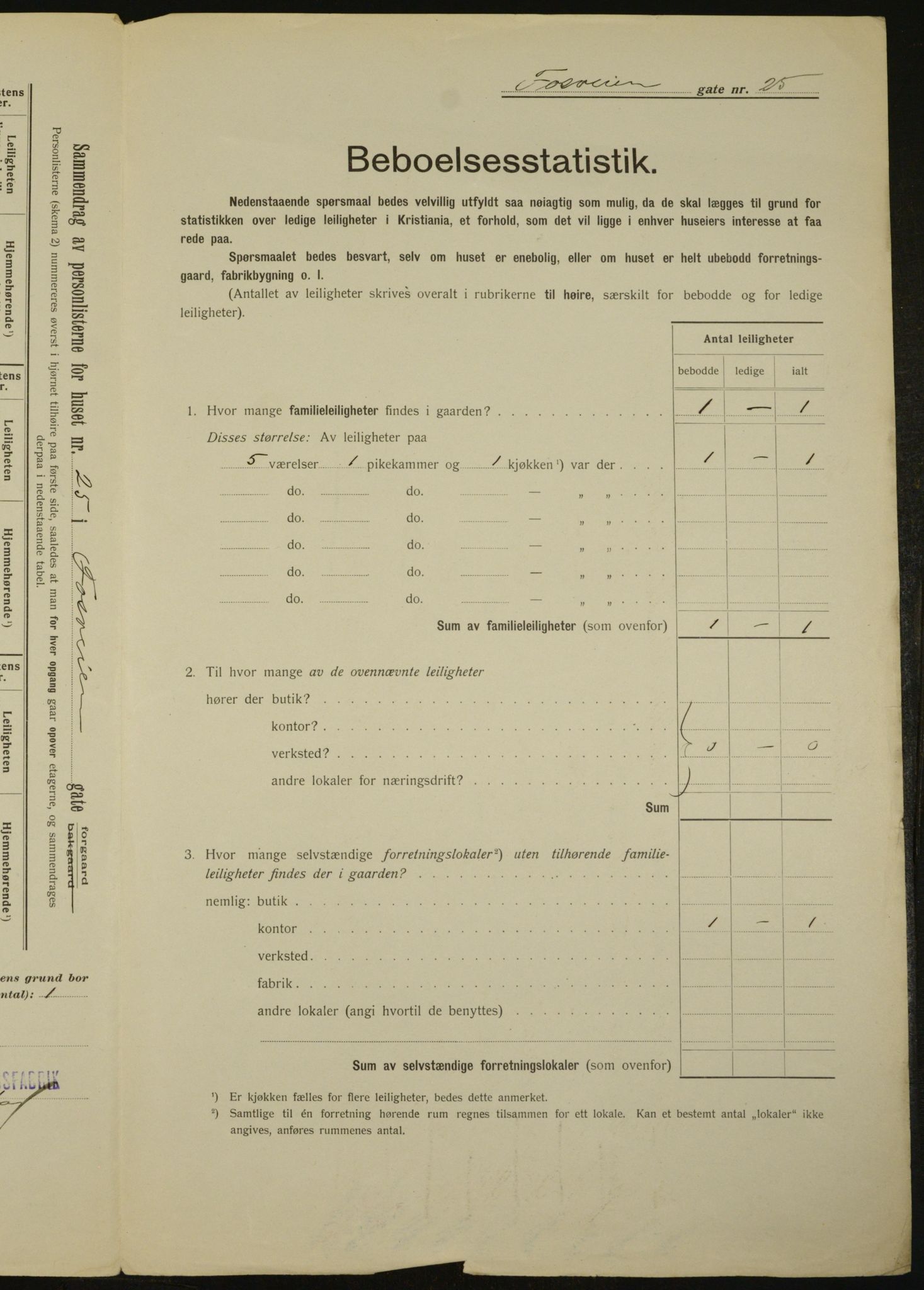 OBA, Municipal Census 1912 for Kristiania, 1912, p. 25324