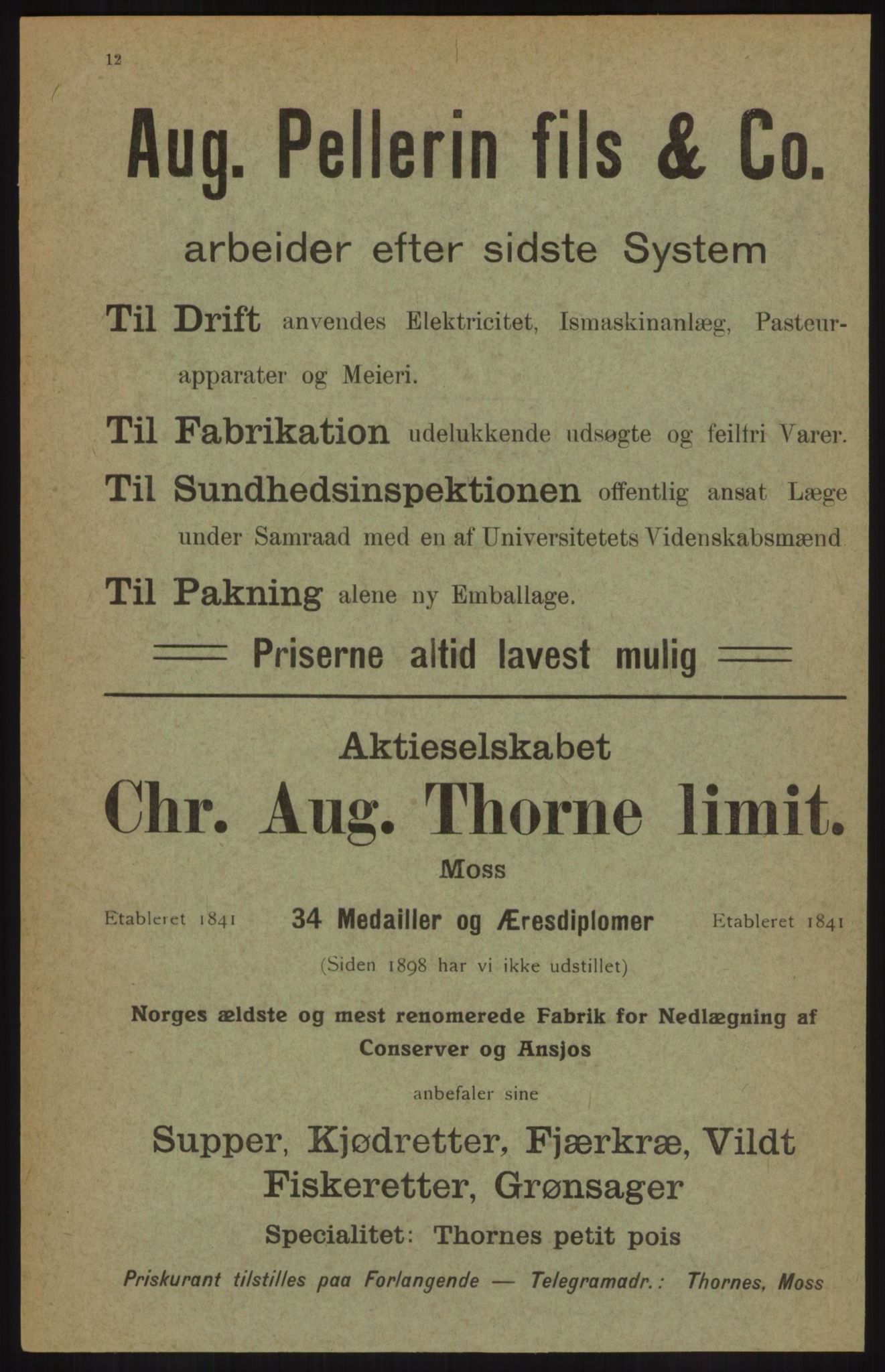 Kristiania/Oslo adressebok, PUBL/-, 1914, p. 12