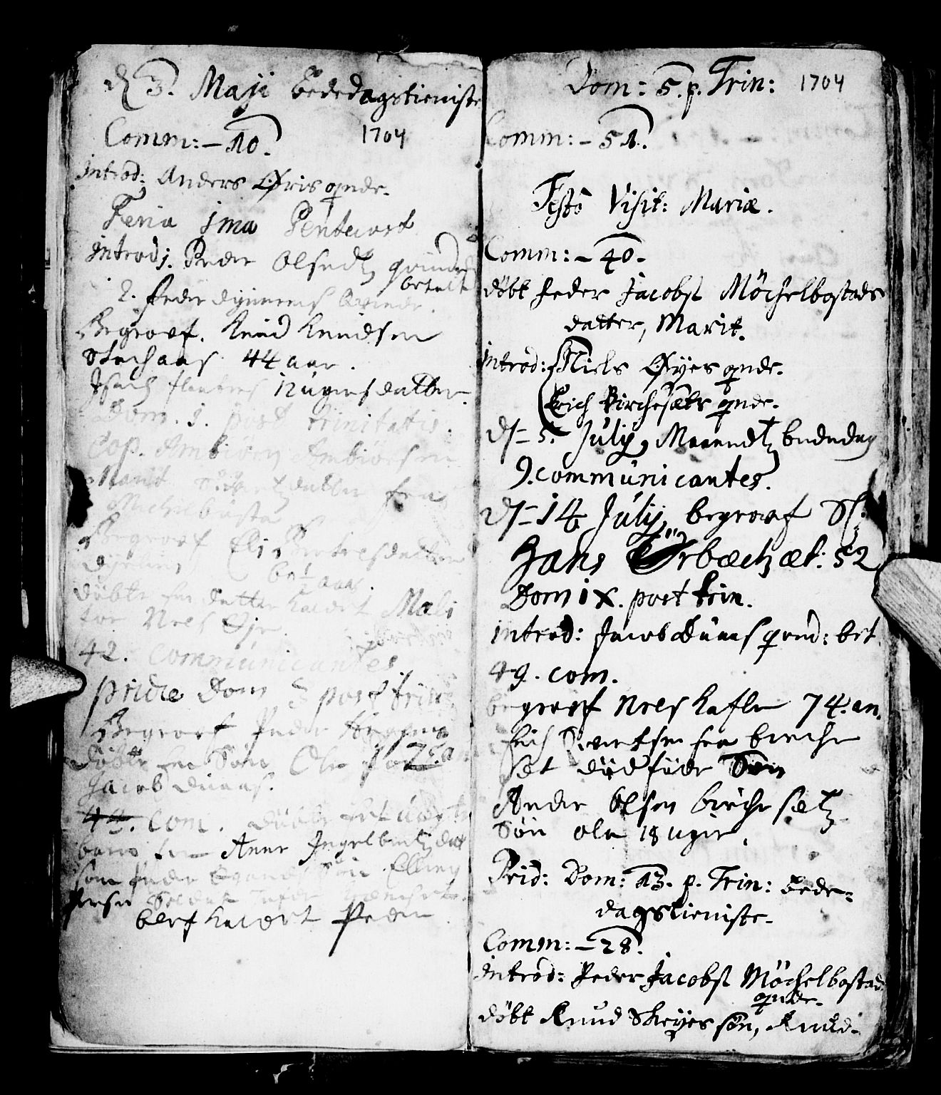 Ministerialprotokoller, klokkerbøker og fødselsregistre - Møre og Romsdal, SAT/A-1454/584/L0963: Parish register (official) no. 584A03, 1702-1725