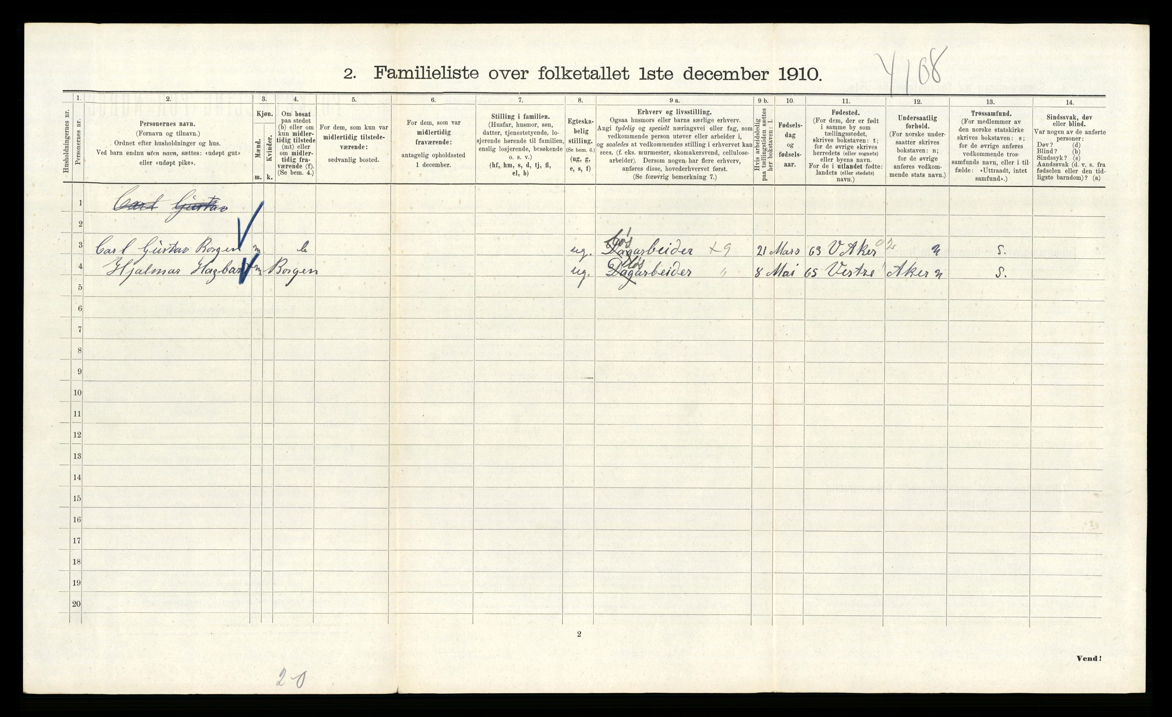 RA, 1910 census for Kristiania, 1910, p. 27726