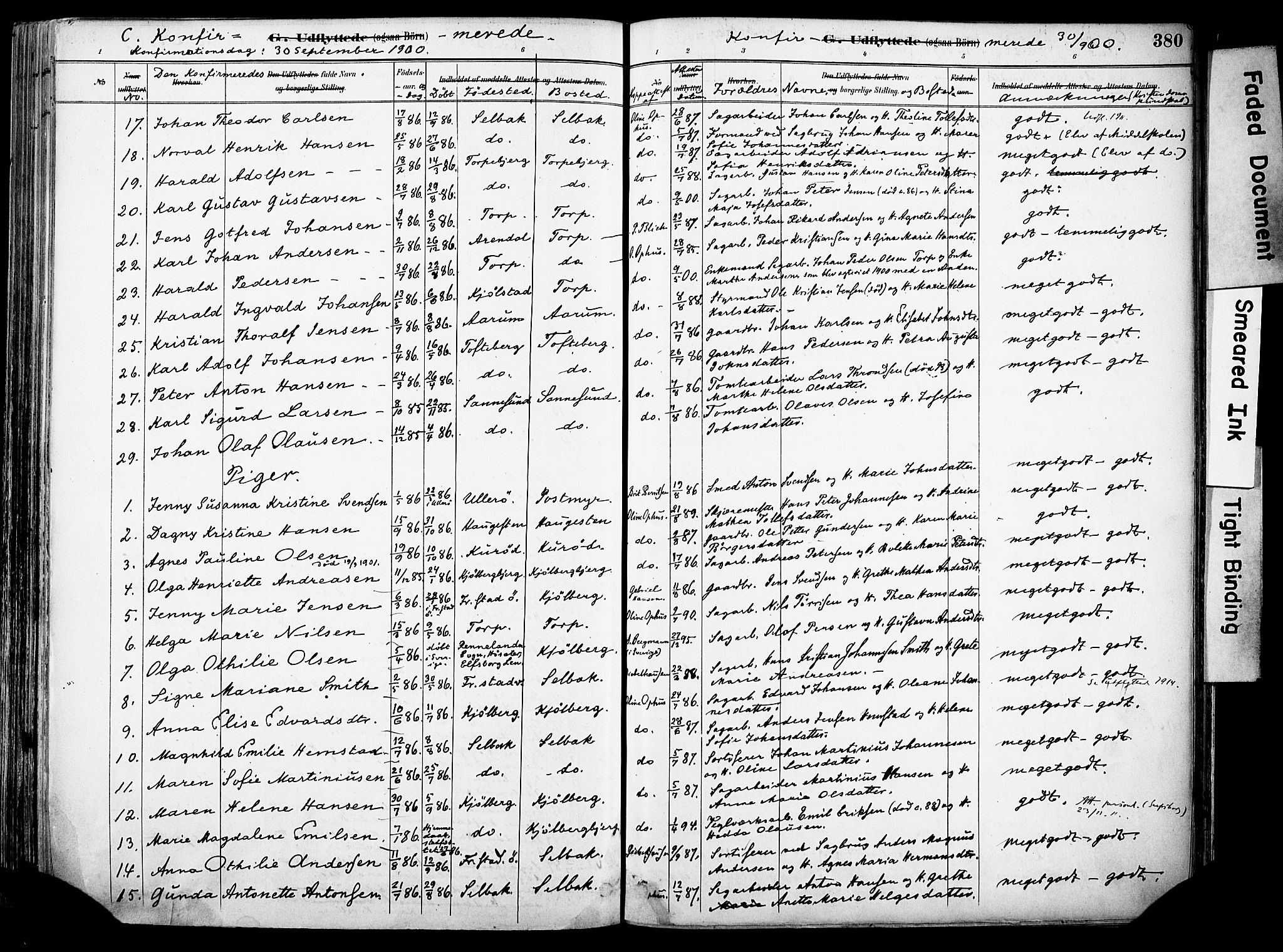 Borge prestekontor Kirkebøker, SAO/A-10903/F/Fa/L0008: Parish register (official) no. I 8B, 1887-1902, p. 380