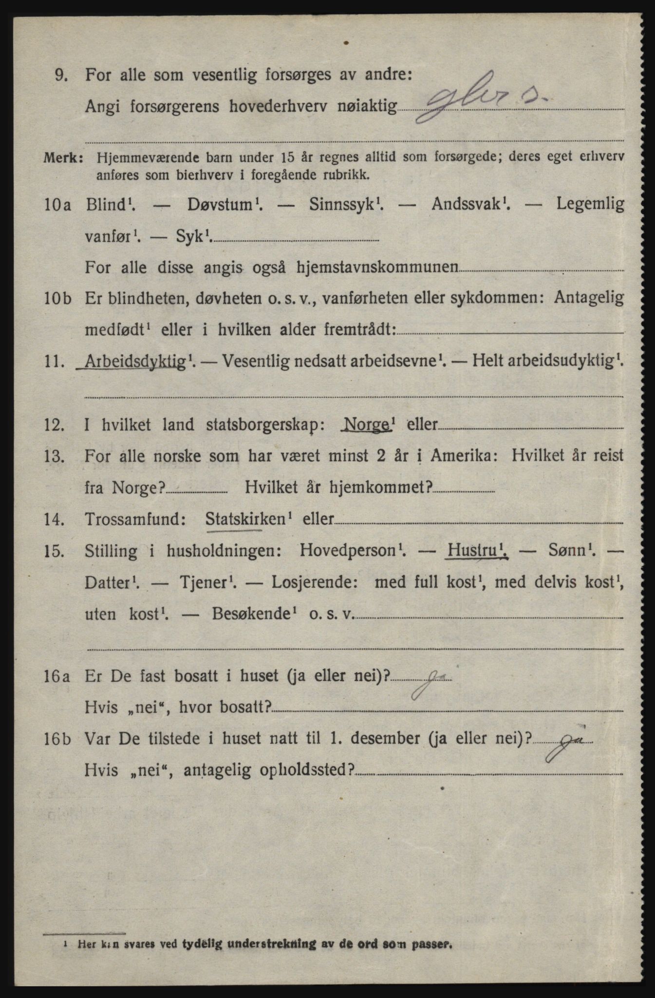 SAO, 1920 census for Berg, 1920, p. 1948