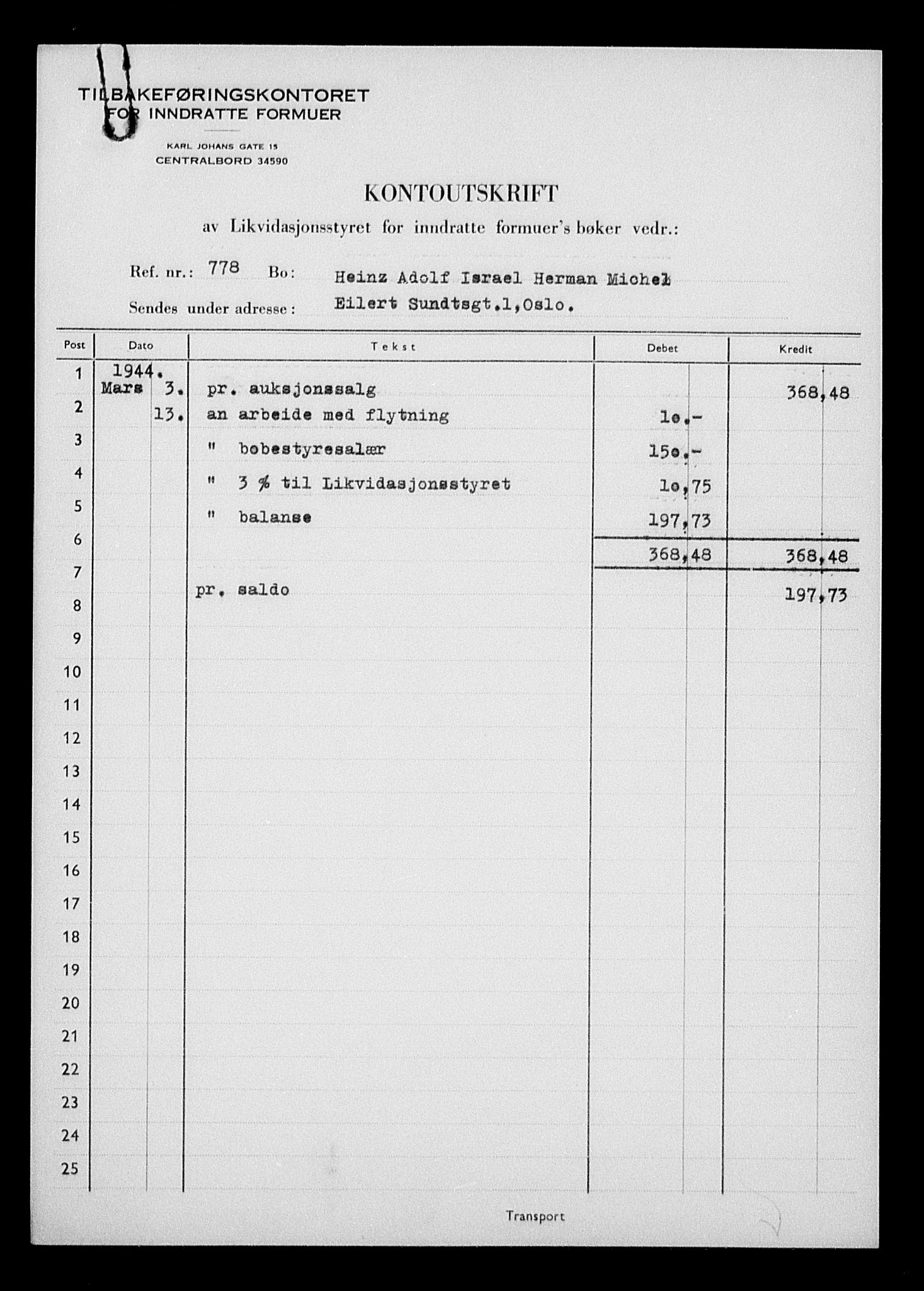 Justisdepartementet, Tilbakeføringskontoret for inndratte formuer, RA/S-1564/H/Hc/Hcc/L0964: --, 1945-1947, p. 826