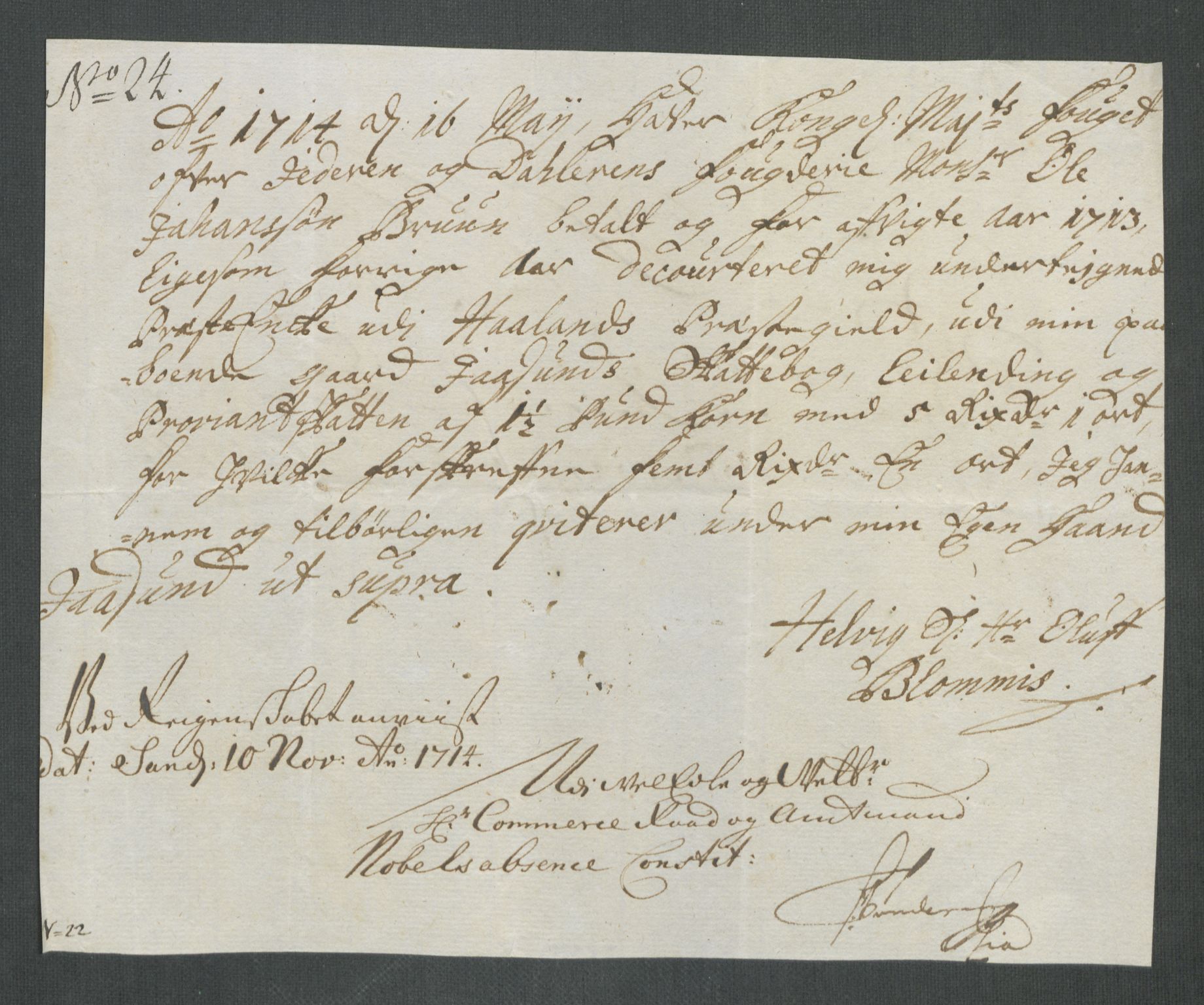 Rentekammeret inntil 1814, Reviderte regnskaper, Fogderegnskap, RA/EA-4092/R46/L2738: Fogderegnskap Jæren og Dalane, 1713-1714, p. 89
