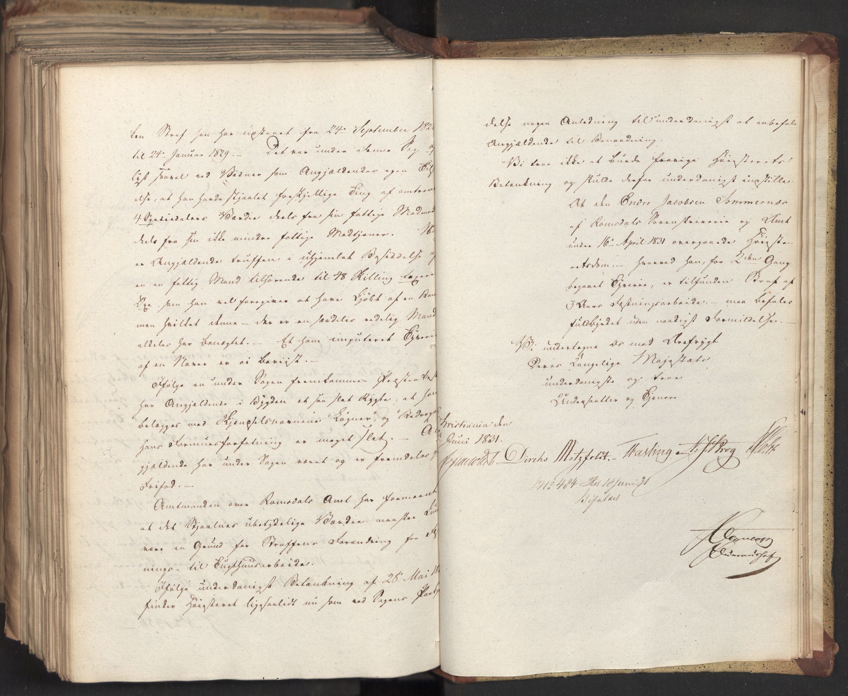Statsrådsavdelingen i Stockholm, AV/RA-S-1003/D/Da/L0071: Regjeringsinnstillinger nr. 1222-1364, 1831, p. 563