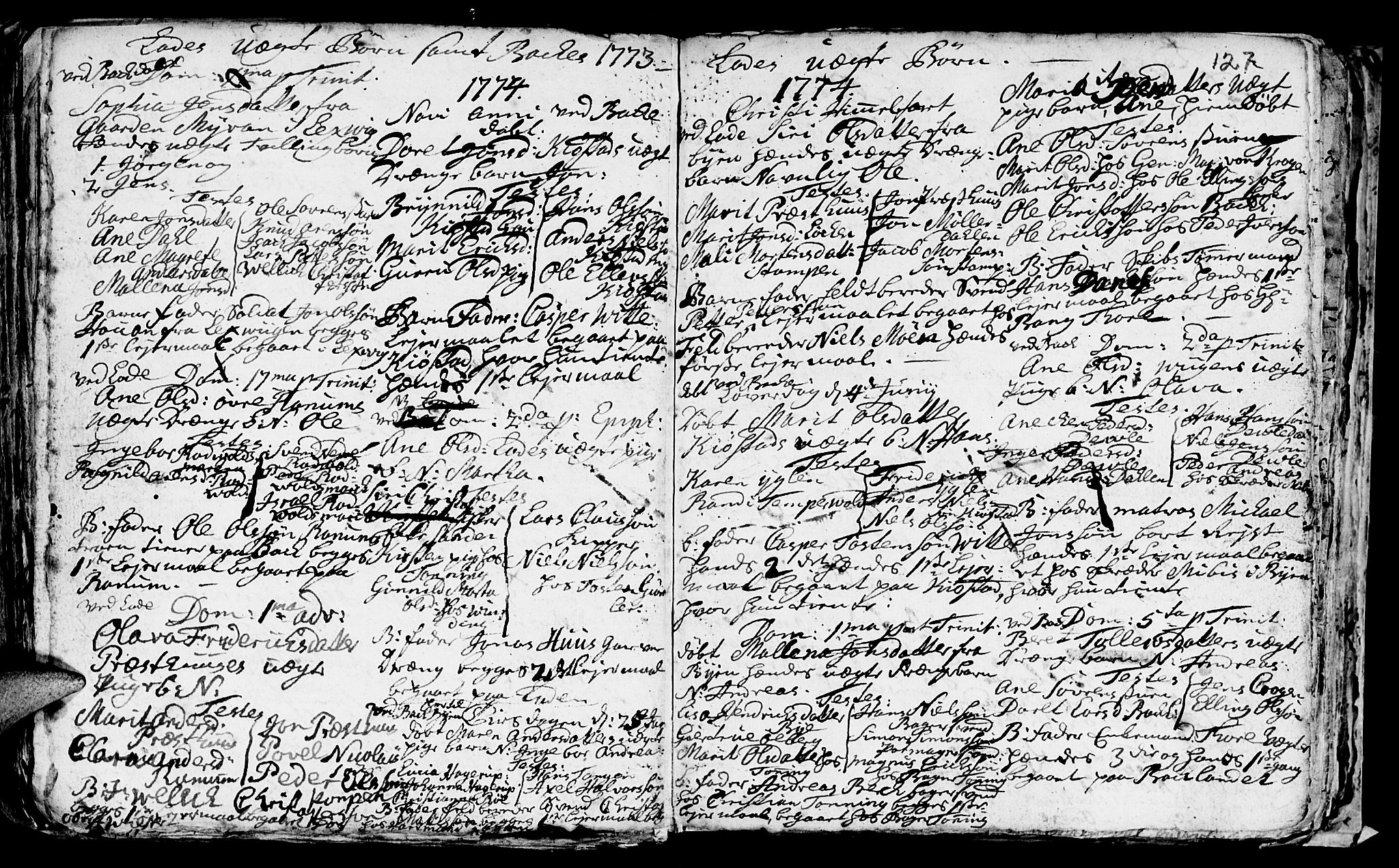 Ministerialprotokoller, klokkerbøker og fødselsregistre - Sør-Trøndelag, SAT/A-1456/606/L0305: Parish register (copy) no. 606C01, 1757-1819, p. 127