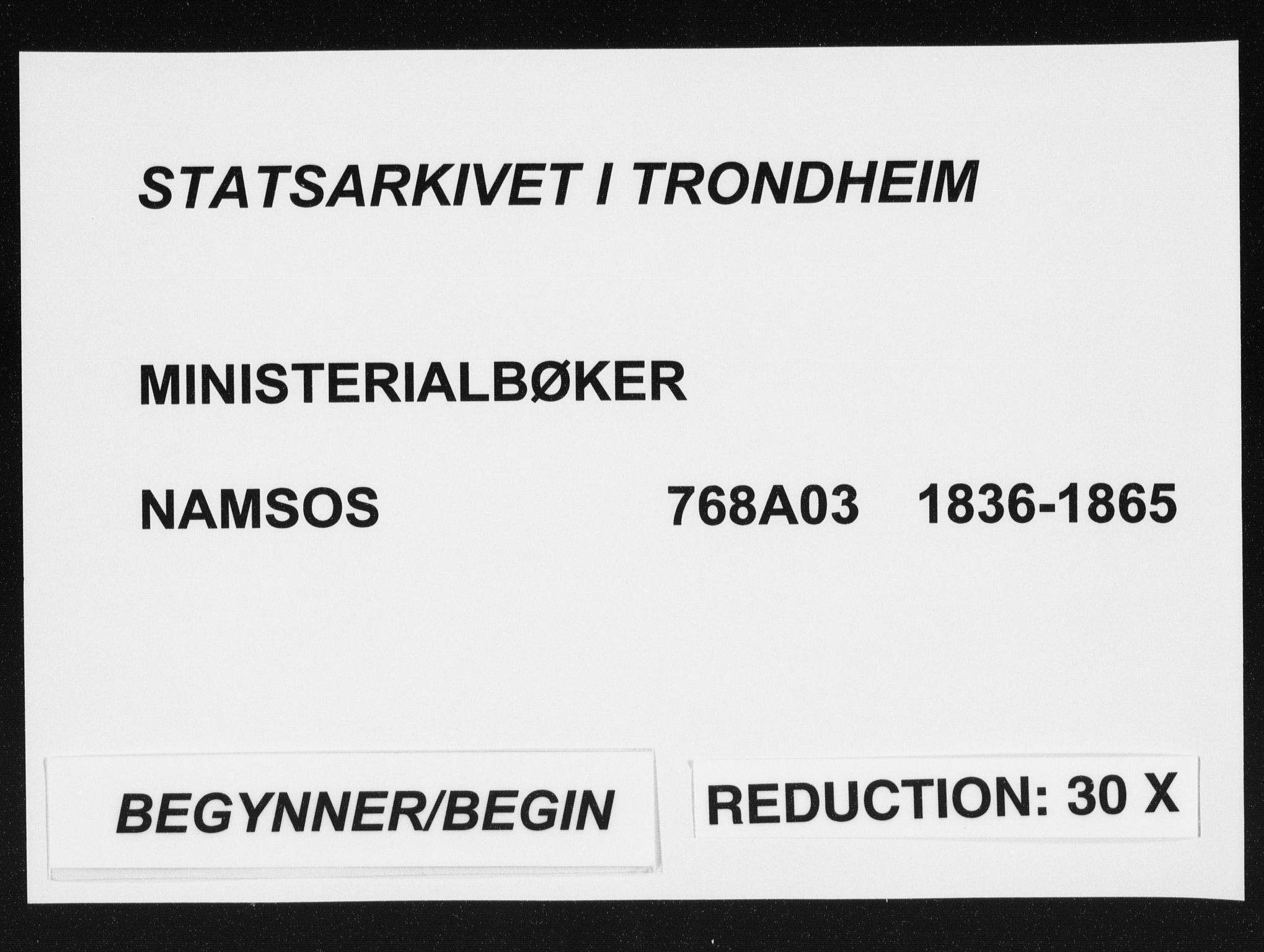 Ministerialprotokoller, klokkerbøker og fødselsregistre - Nord-Trøndelag, AV/SAT-A-1458/768/L0568: Parish register (official) no. 768A03, 1836-1865