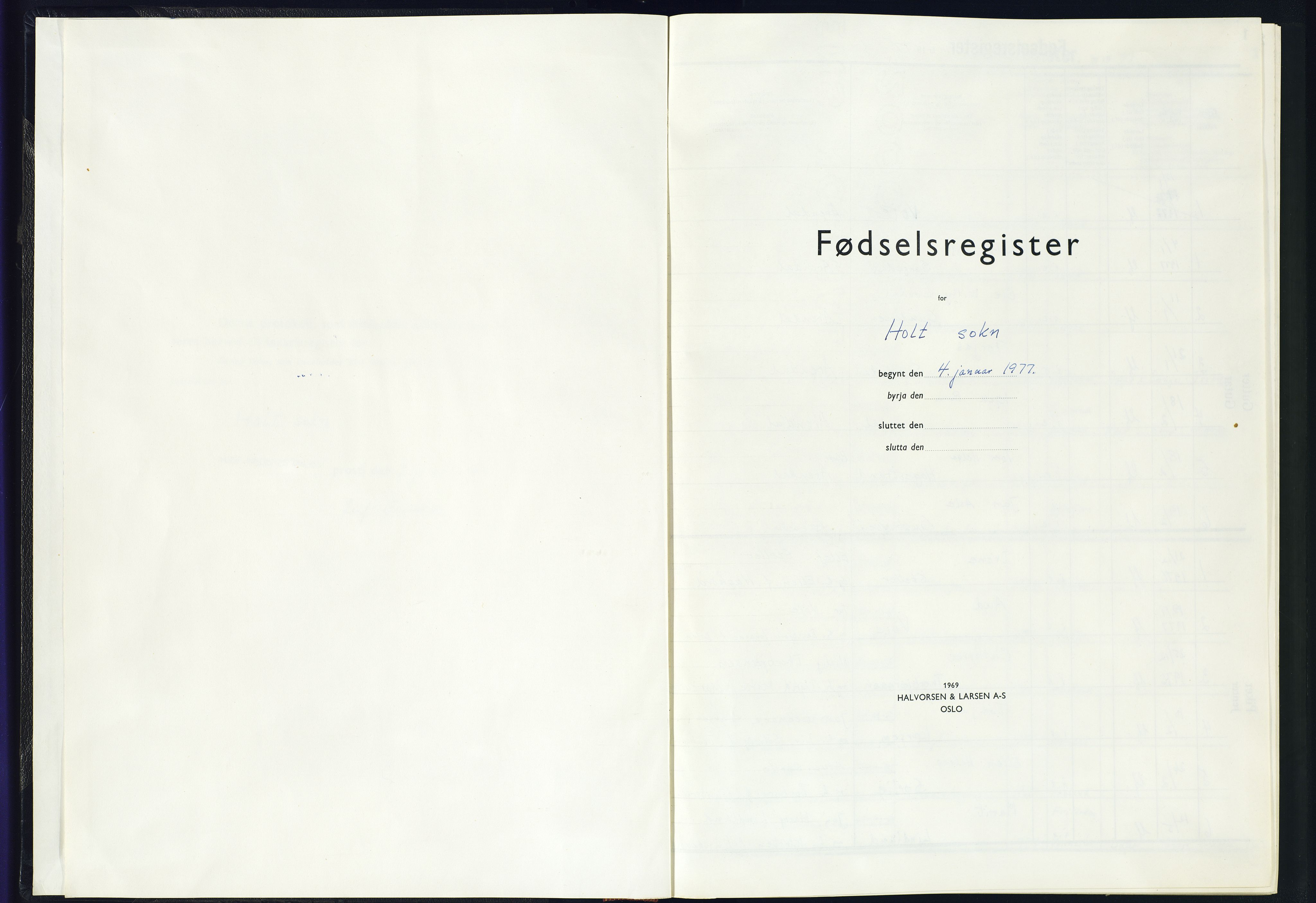 Holt sokneprestkontor, AV/SAK-1111-0021/J/Ja/L0003: Birth register no. II.4.3, 1977-1982