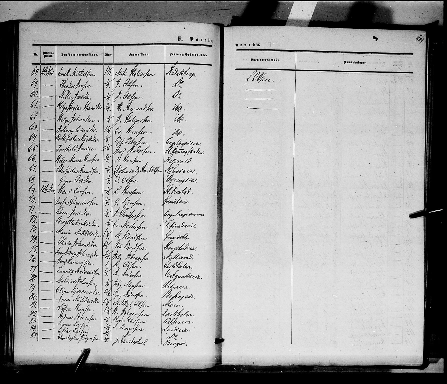 Løten prestekontor, AV/SAH-PREST-022/K/Ka/L0008: Parish register (official) no. 8, 1860-1877, p. 609