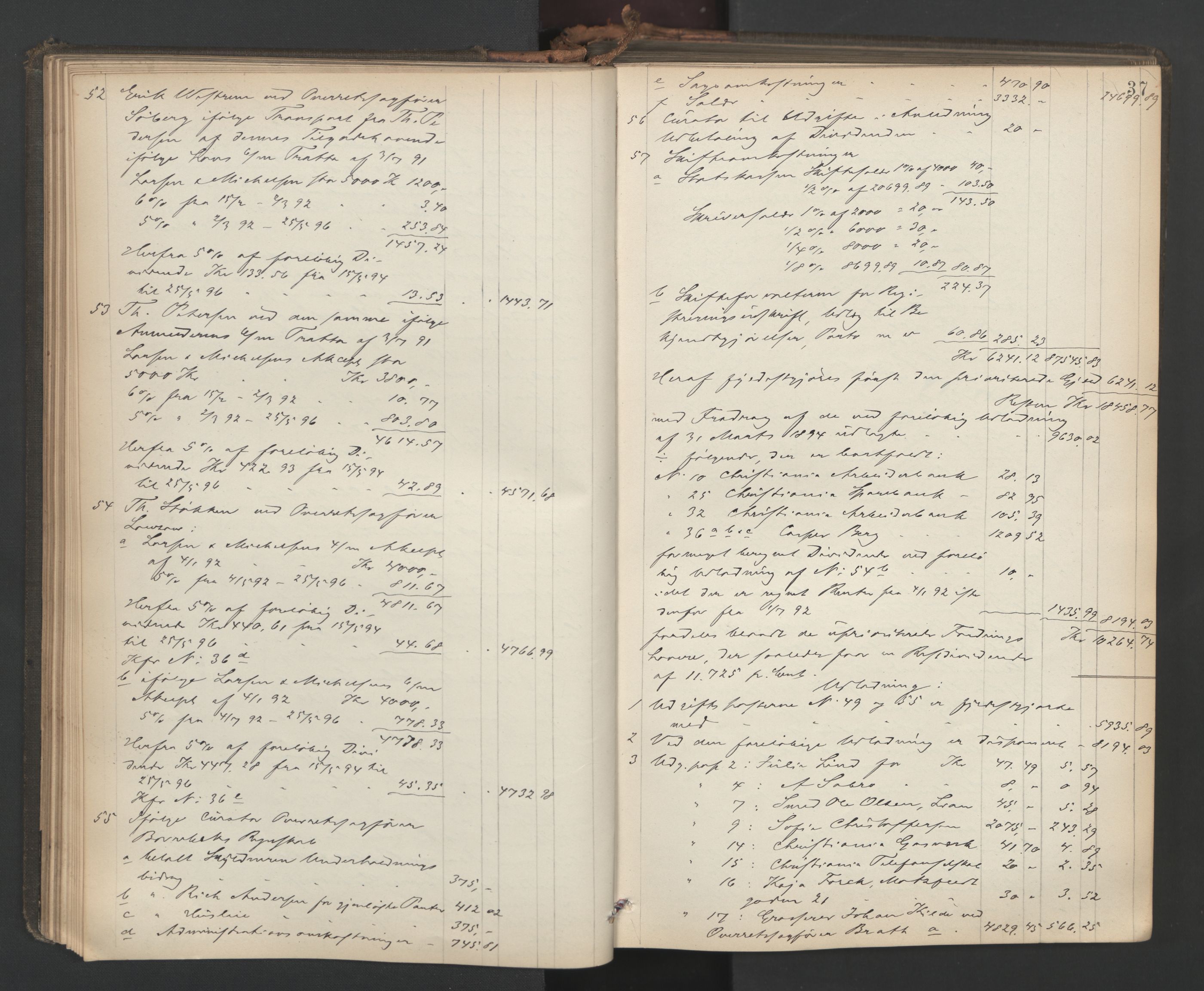 Oslo skifterett, AV/SAO-A-10383/H/Hd/Hda/L0017: Skifteutlodningsprotokoll, 1896-1897, p. 36b-37a