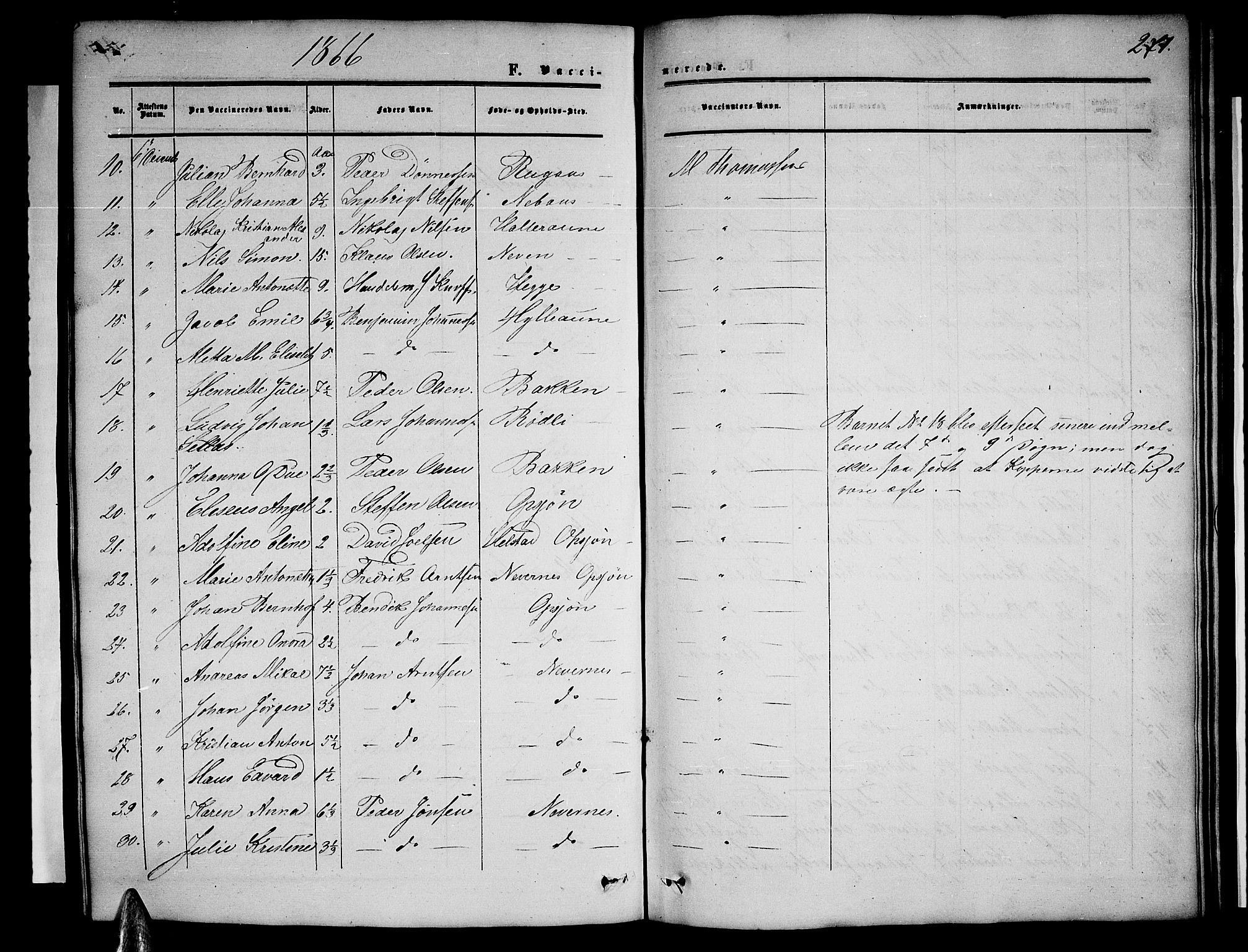 Ministerialprotokoller, klokkerbøker og fødselsregistre - Nordland, AV/SAT-A-1459/814/L0229: Parish register (copy) no. 814C02, 1859-1883, p. 271