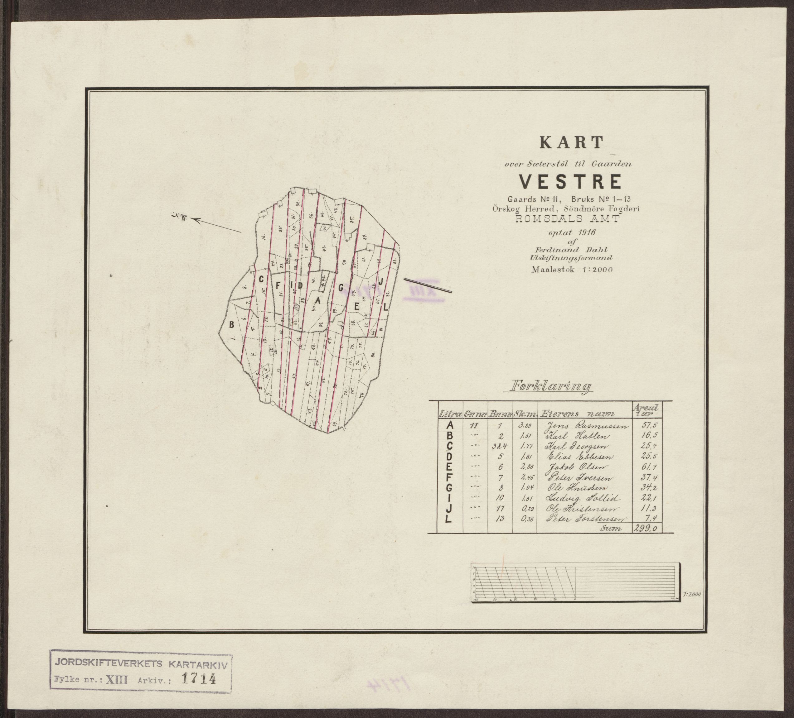 Jordskifteverkets kartarkiv, AV/RA-S-3929/T, 1859-1988, p. 2030