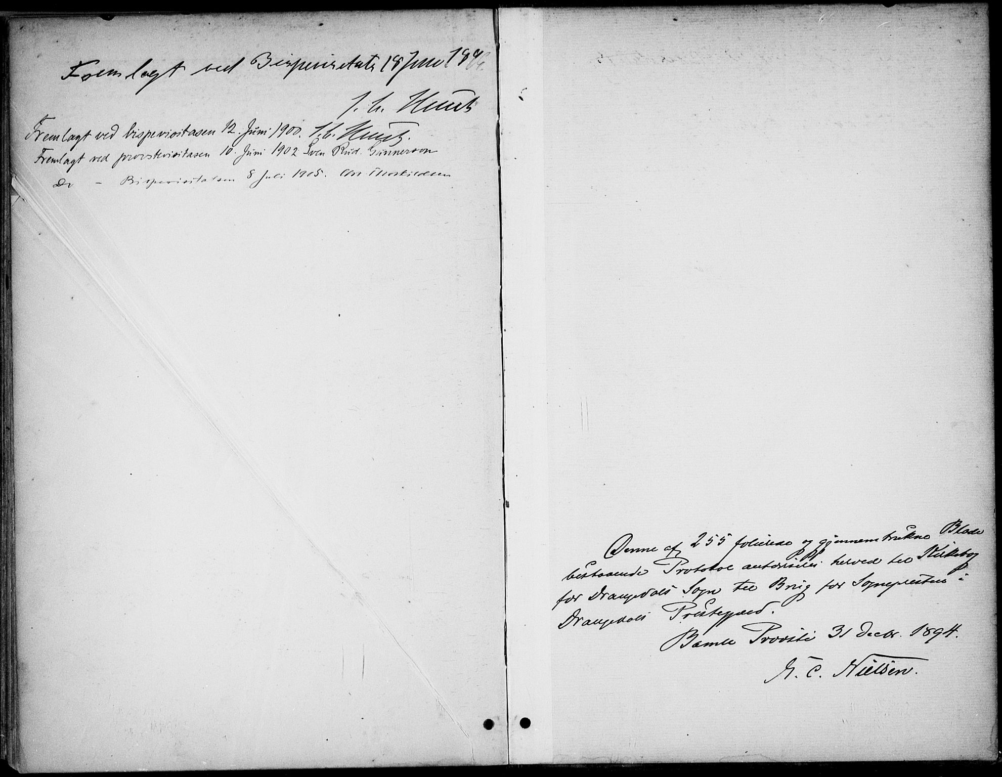Drangedal kirkebøker, AV/SAKO-A-258/F/Fa/L0012: Parish register (official) no. 12, 1895-1905
