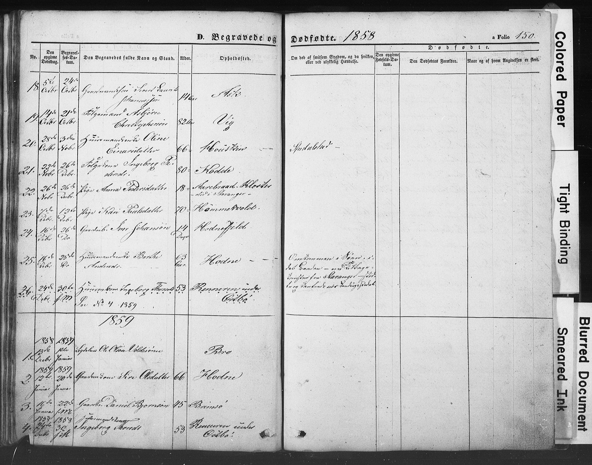 Rennesøy sokneprestkontor, SAST/A -101827/H/Ha/Hab/L0002: Parish register (copy) no. B 2, 1852-1880, p. 150