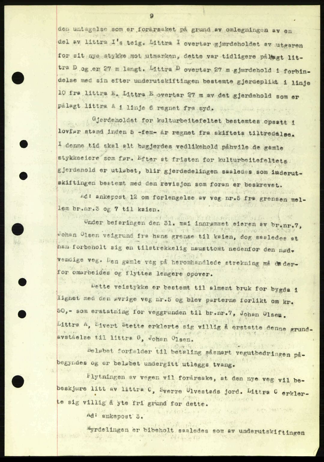 Nordre Sunnmøre sorenskriveri, AV/SAT-A-0006/1/2/2C/2Ca: Mortgage book no. A20a, 1945-1945, Diary no: : 1108/1945