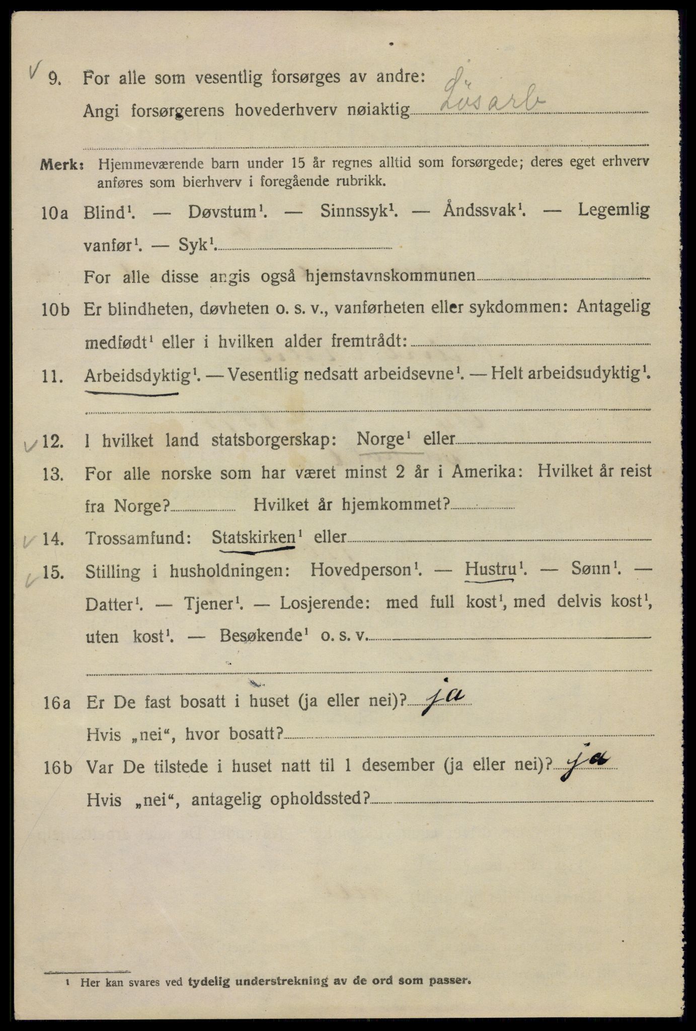 SAO, 1920 census for Kristiania, 1920, p. 323224