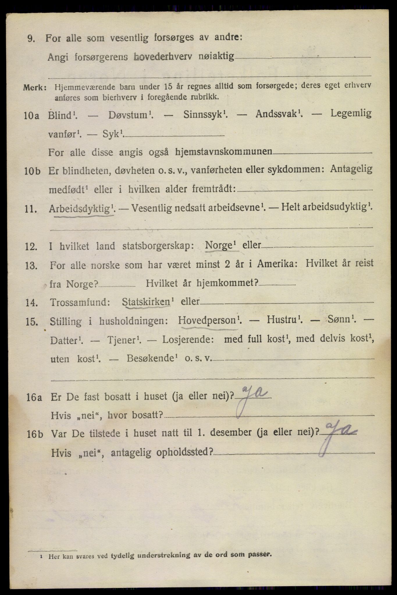 SAKO, 1920 census for Sauherad, 1920, p. 7518