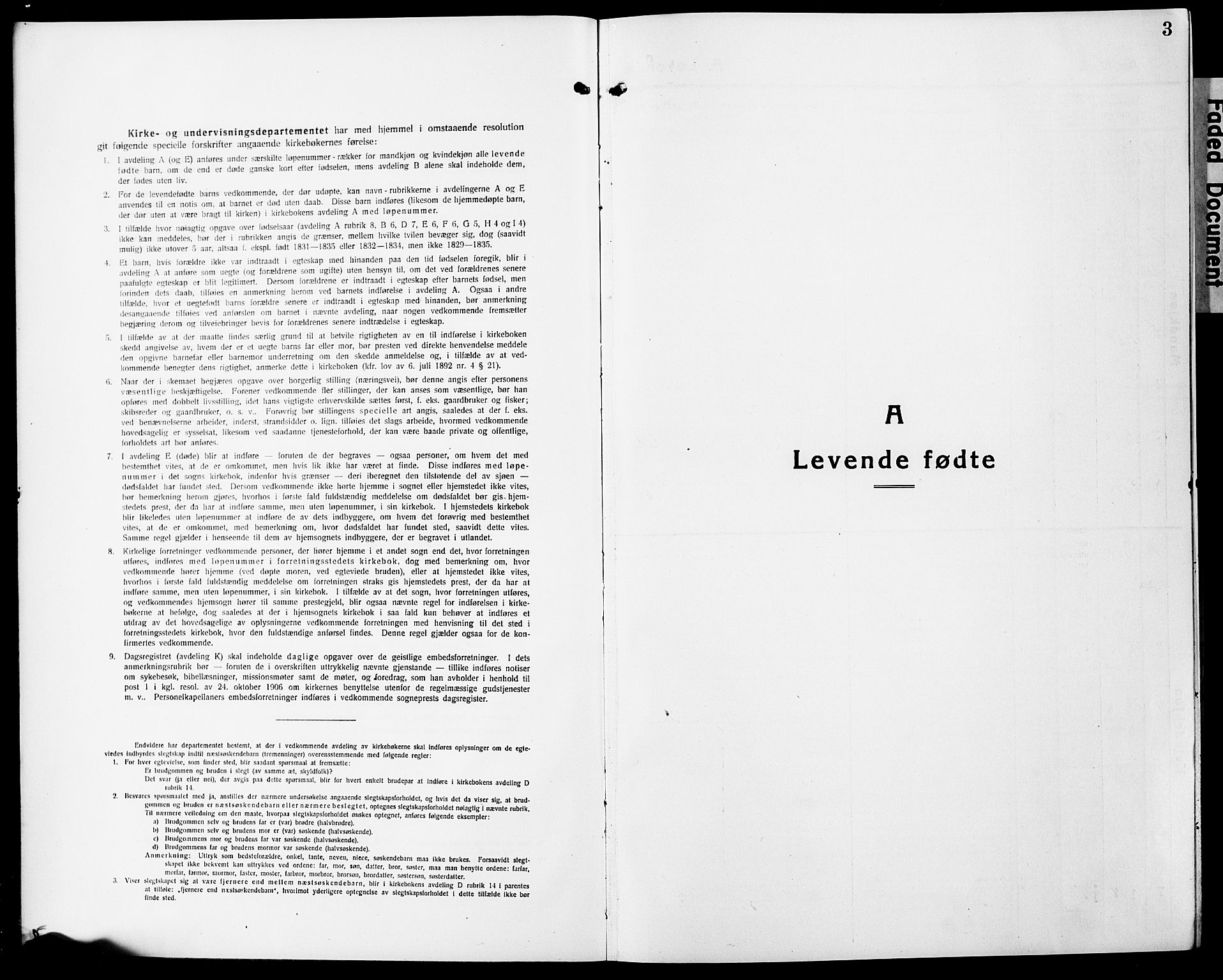 Eidsvoll prestekontor Kirkebøker, SAO/A-10888/G/Ga/L0010: Parish register (copy) no. I 10, 1919-1929, p. 3