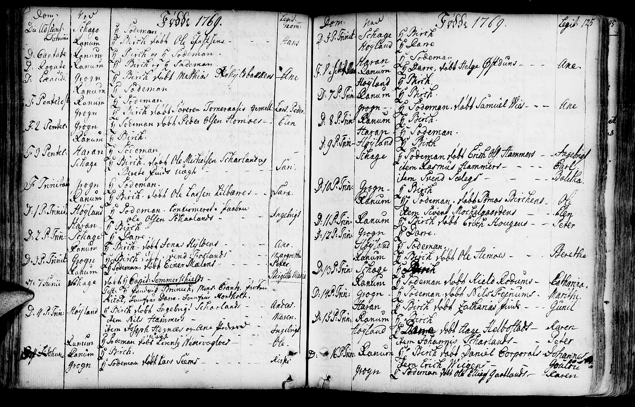 Ministerialprotokoller, klokkerbøker og fødselsregistre - Nord-Trøndelag, SAT/A-1458/764/L0542: Parish register (official) no. 764A02, 1748-1779, p. 125