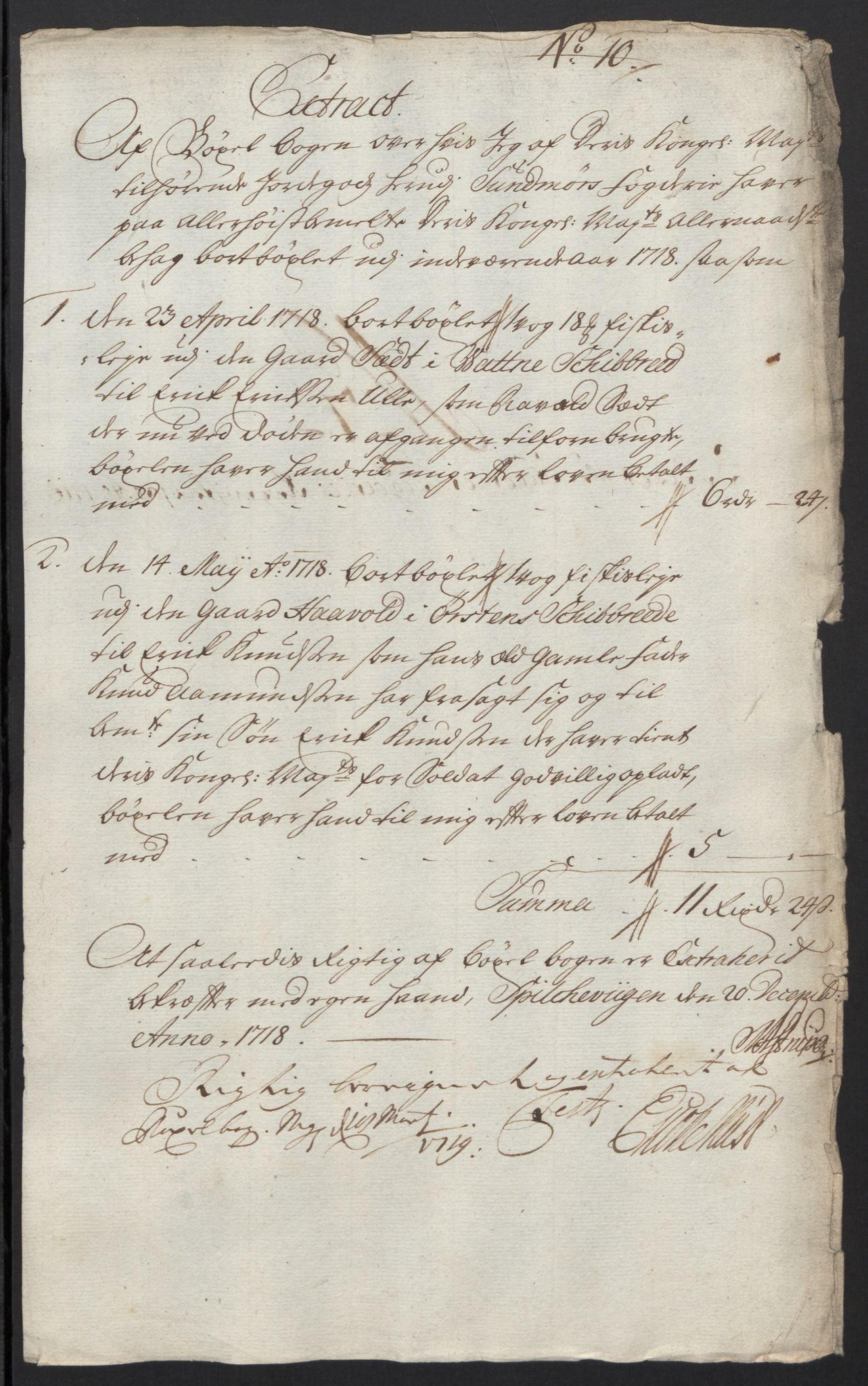 Rentekammeret inntil 1814, Reviderte regnskaper, Fogderegnskap, AV/RA-EA-4092/R54/L3570: Fogderegnskap Sunnmøre, 1718, p. 104