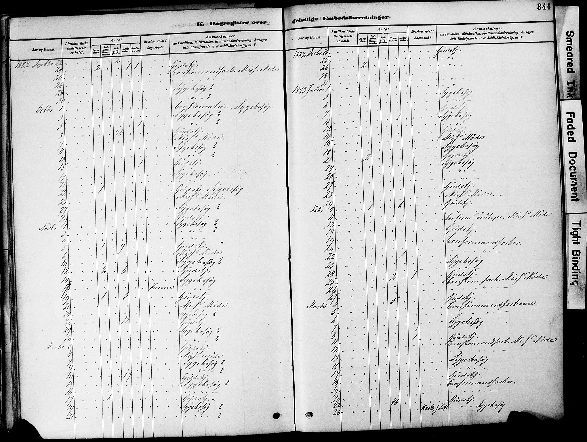 Strømm kirkebøker, AV/SAKO-A-322/F/Fa/L0004: Parish register (official) no. I 4, 1878-1899, p. 344