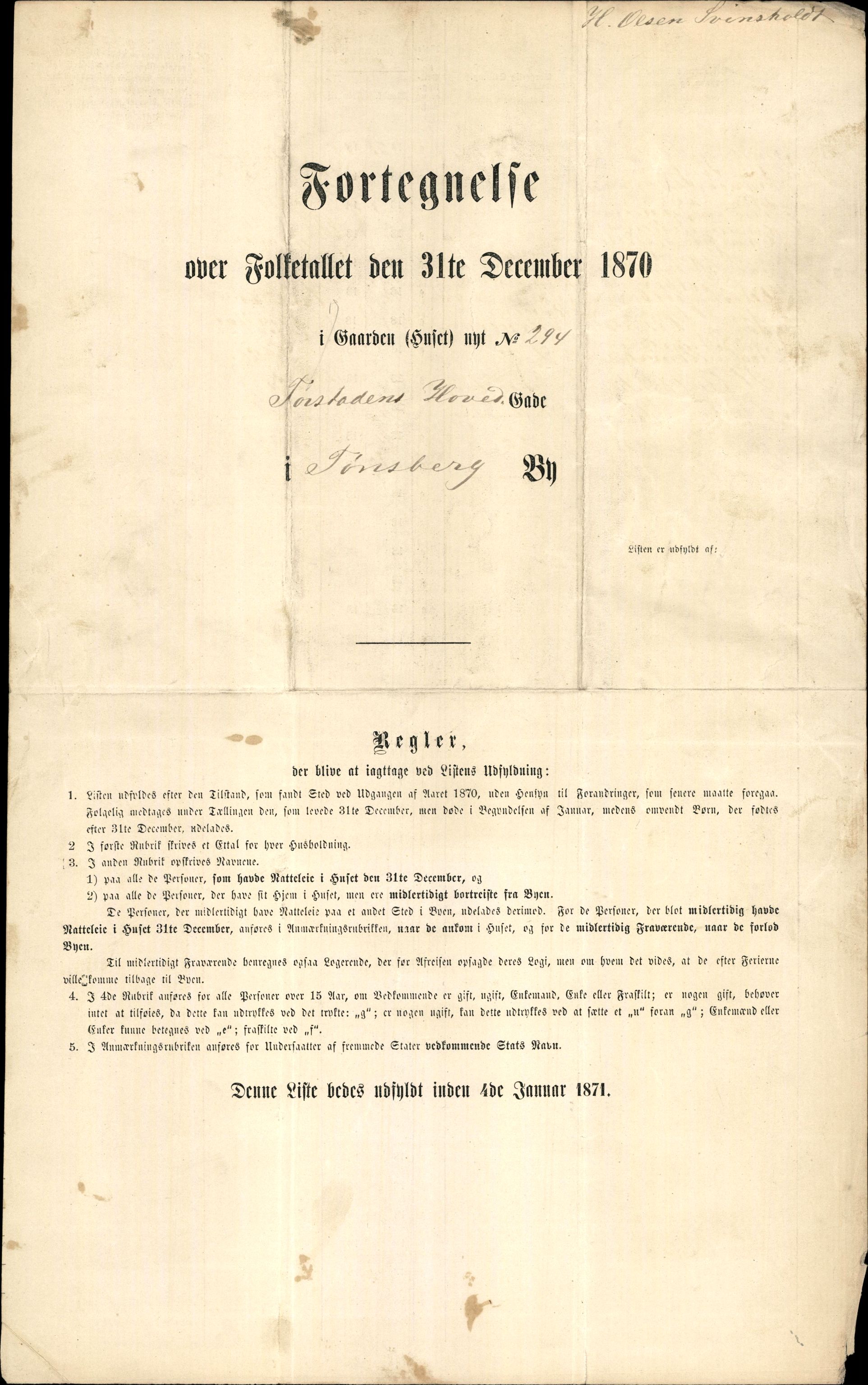 RA, 1870 census for 0705 Tønsberg, 1870, p. 610