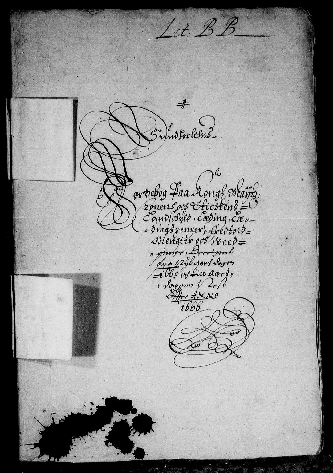 Rentekammeret inntil 1814, Reviderte regnskaper, Stiftamtstueregnskaper, Bergen stiftamt, RA/EA-6043/R/Rc/L0017: Bergen stiftamt, 1665