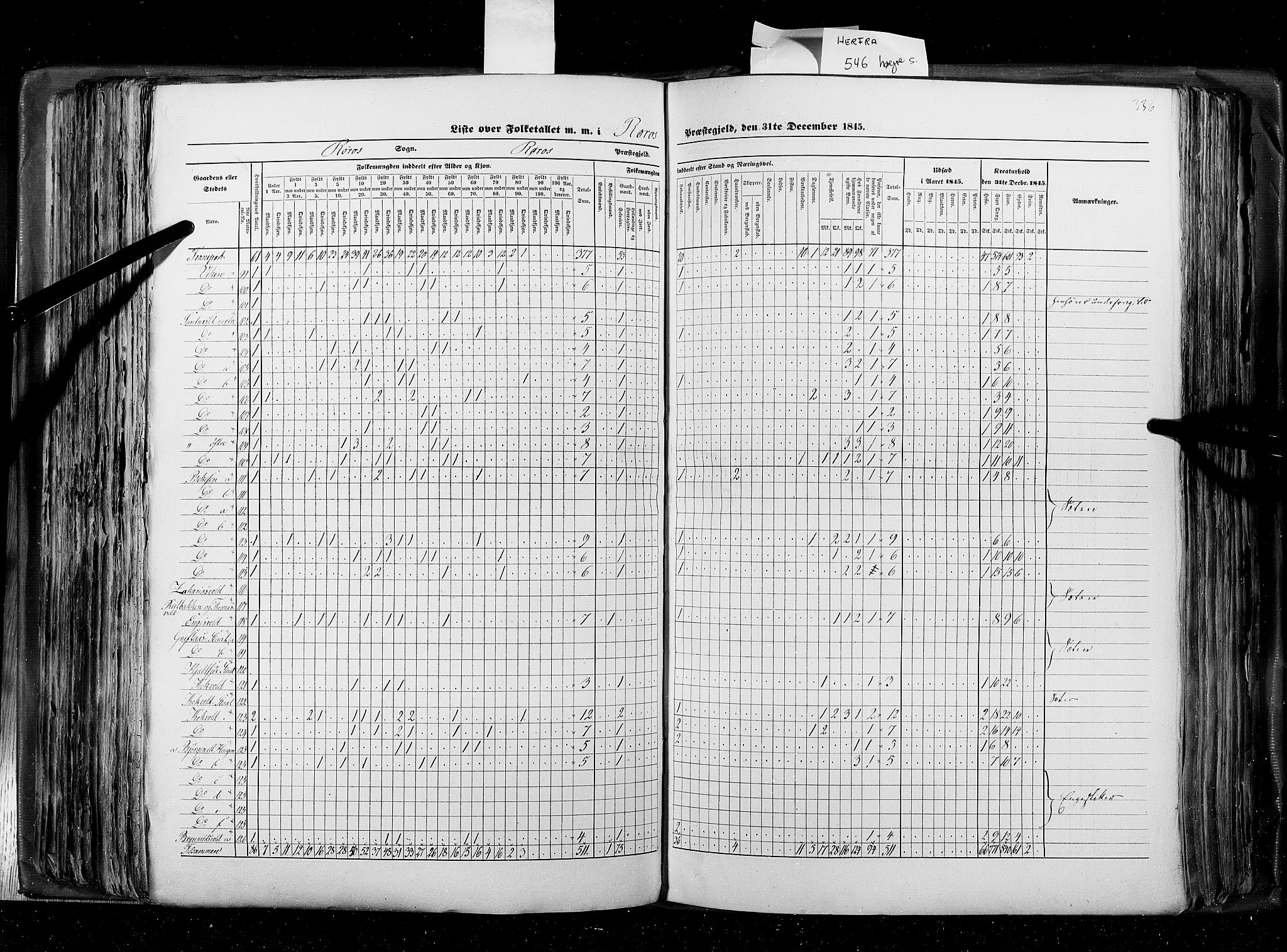 RA, Census 1845, vol. 8: Romsdal amt og Søndre Trondhjems amt, 1845, p. 336