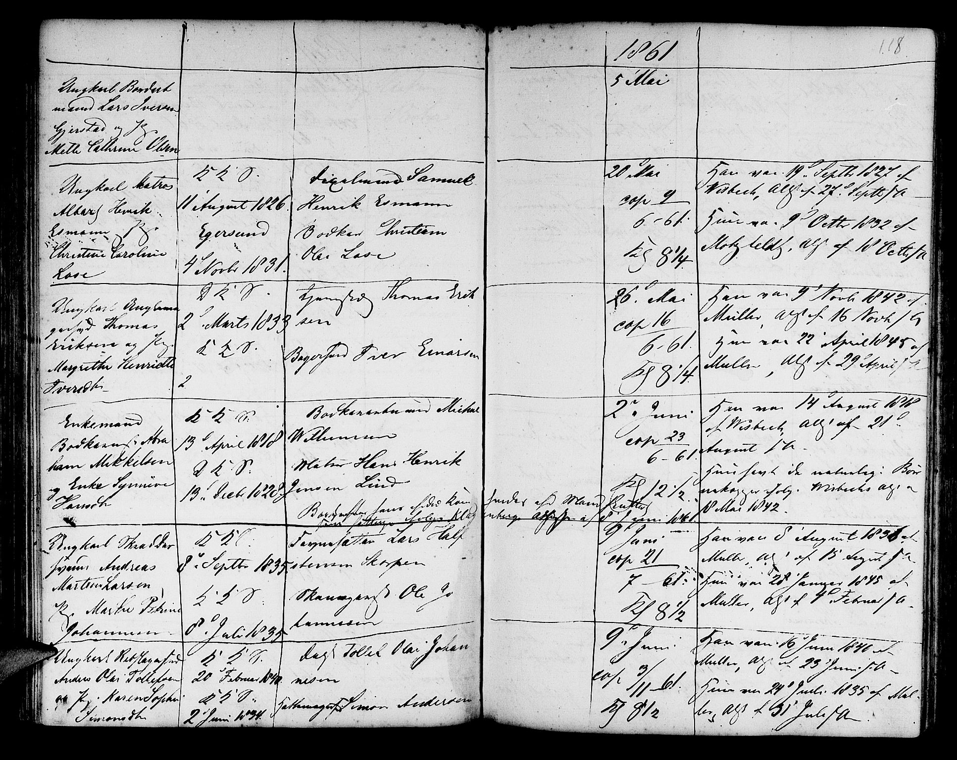 Korskirken sokneprestembete, AV/SAB-A-76101/H/Haa/L0009: Parish register (official) no. A 9, 1743-1861, p. 118