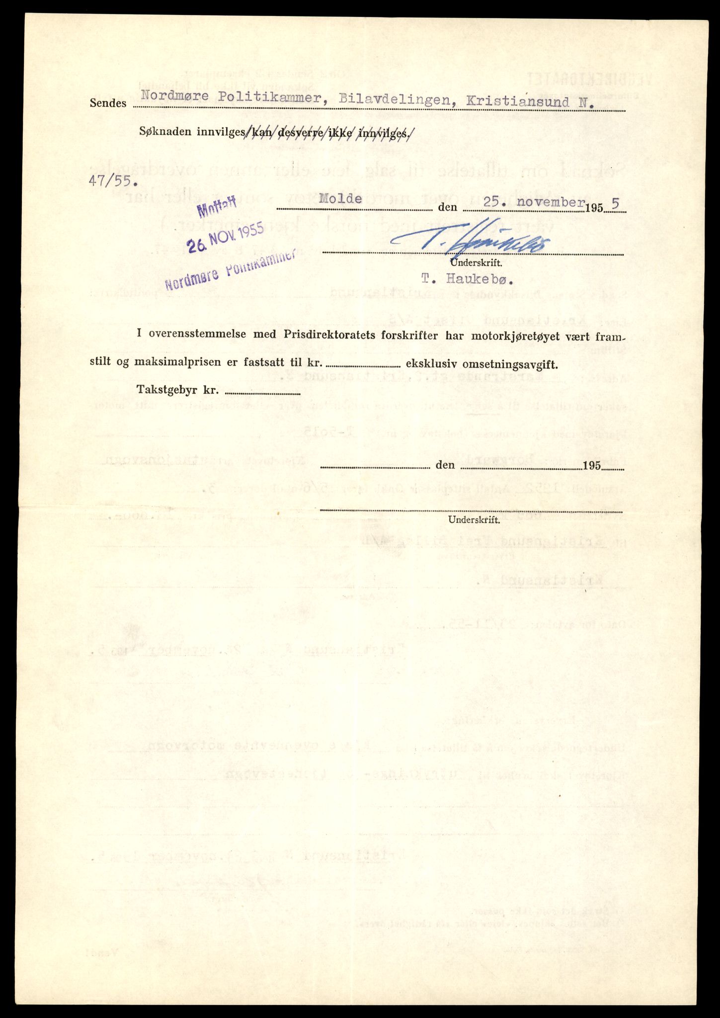 Møre og Romsdal vegkontor - Ålesund trafikkstasjon, AV/SAT-A-4099/F/Fe/L0049: Registreringskort for kjøretøy T 14864 - T 18613, 1927-1998, p. 3042